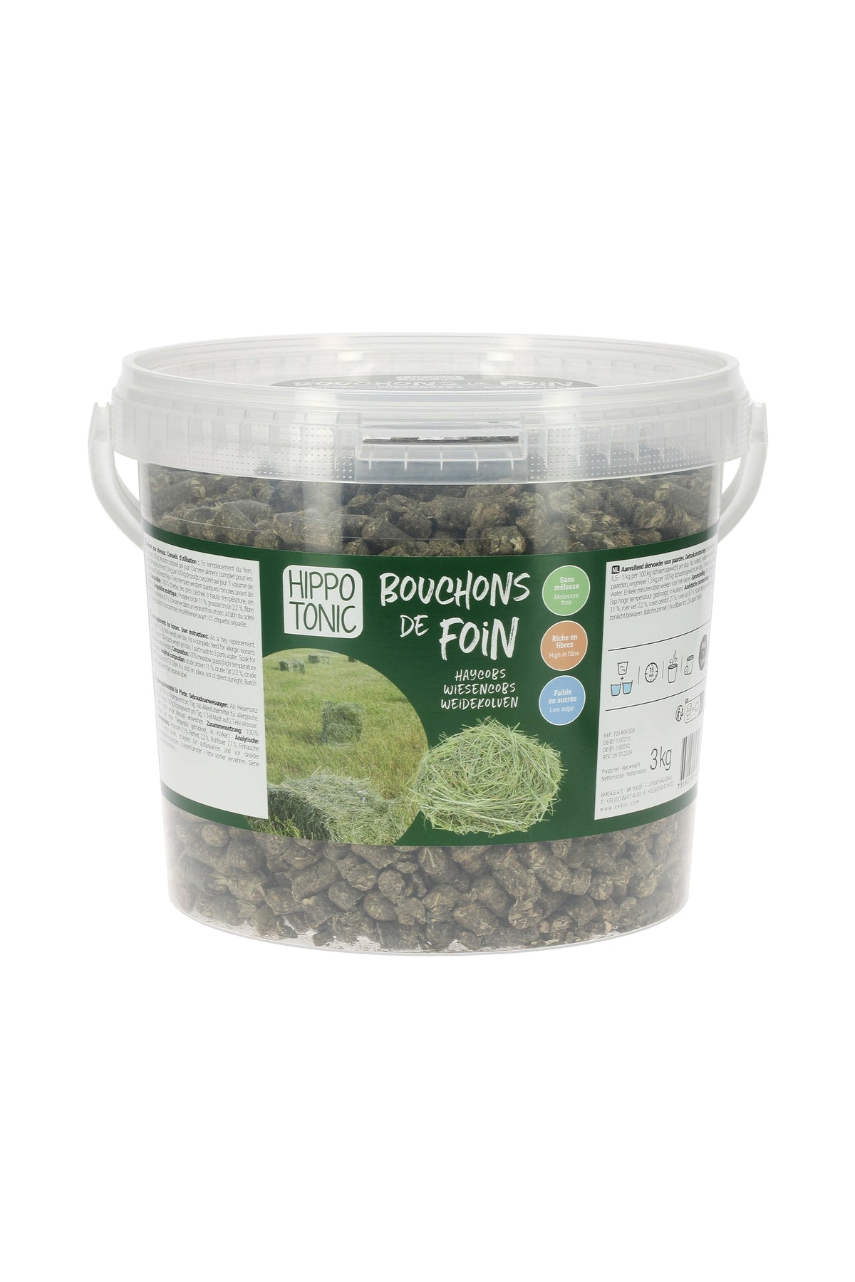 HIPPOTONIC Hay Cobs, Supplément, 3 kg Horse Feed & Nutrition