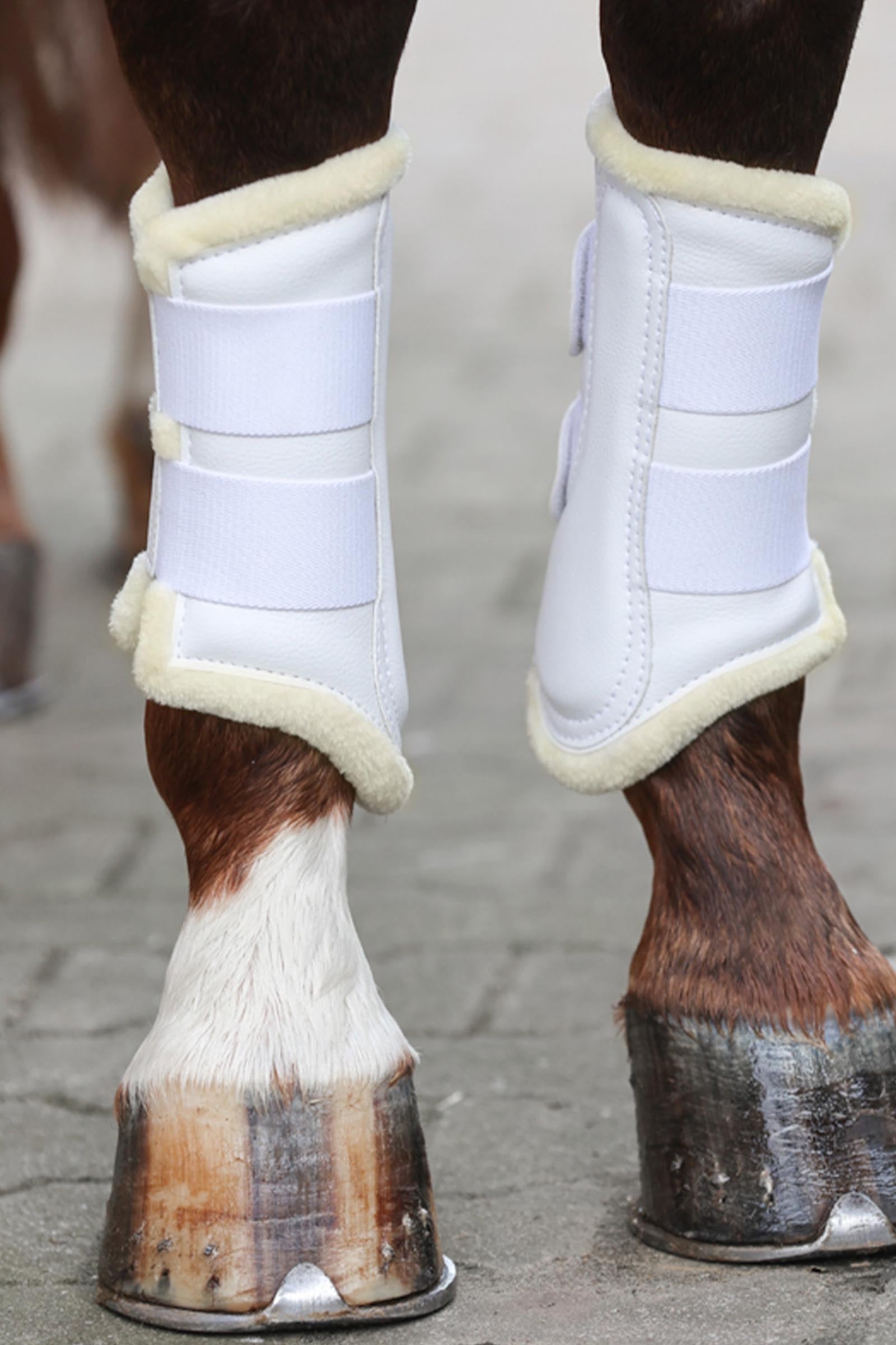 Kavalkade Anatomic Synthetic Leather Boots With Faux Fur Leg & Hoof Protection