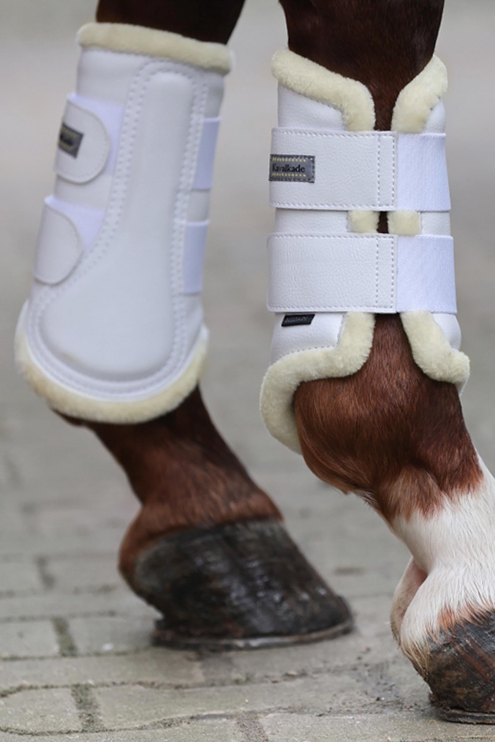 Kavalkade Anatomic Synthetic Leather Boots With Faux Fur Leg & Hoof Protection