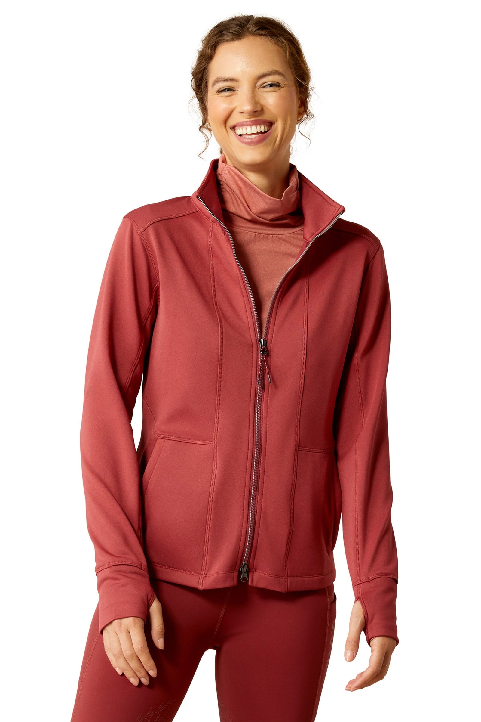 Ariat Zaphus Sweat-shirt avec fermeture éclair Vêtements d'équitation femme