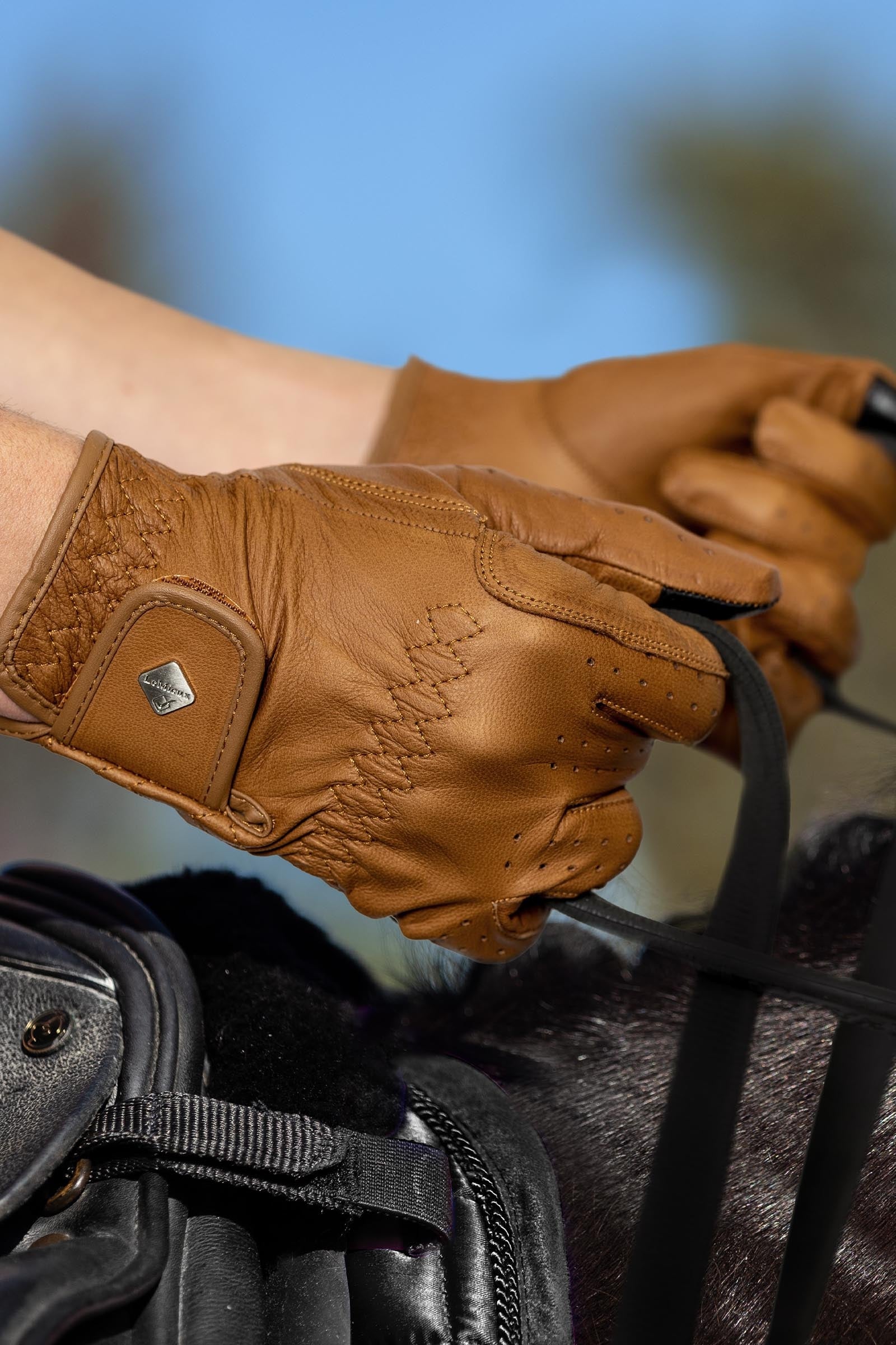 LeMieux Pro Touch Classic Leather Glove Riding Gloves