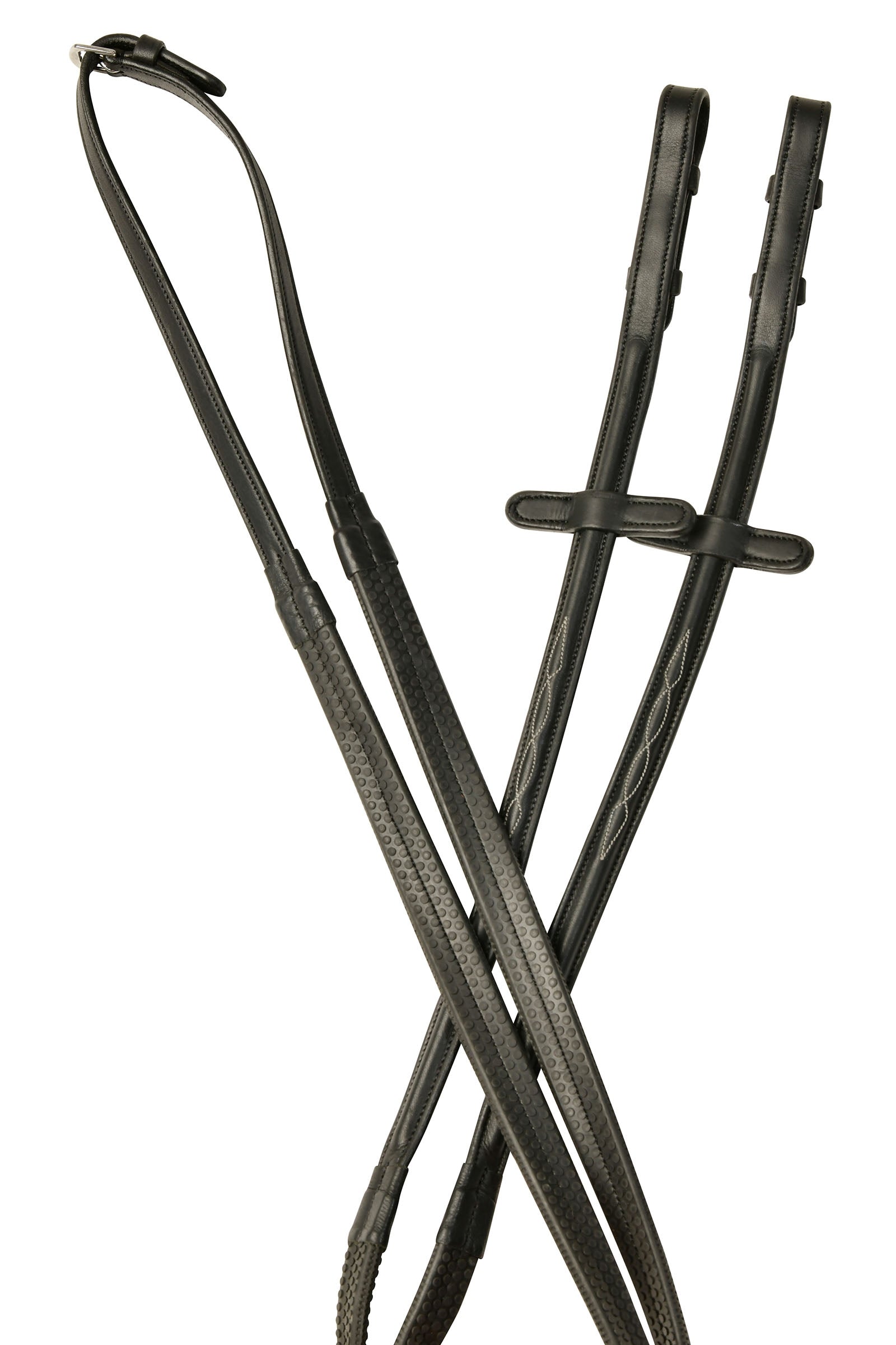 Collegiate Comfitec Opulux Fancy rênes en caoutchouc avec couture surélevée Briderie et enrênements