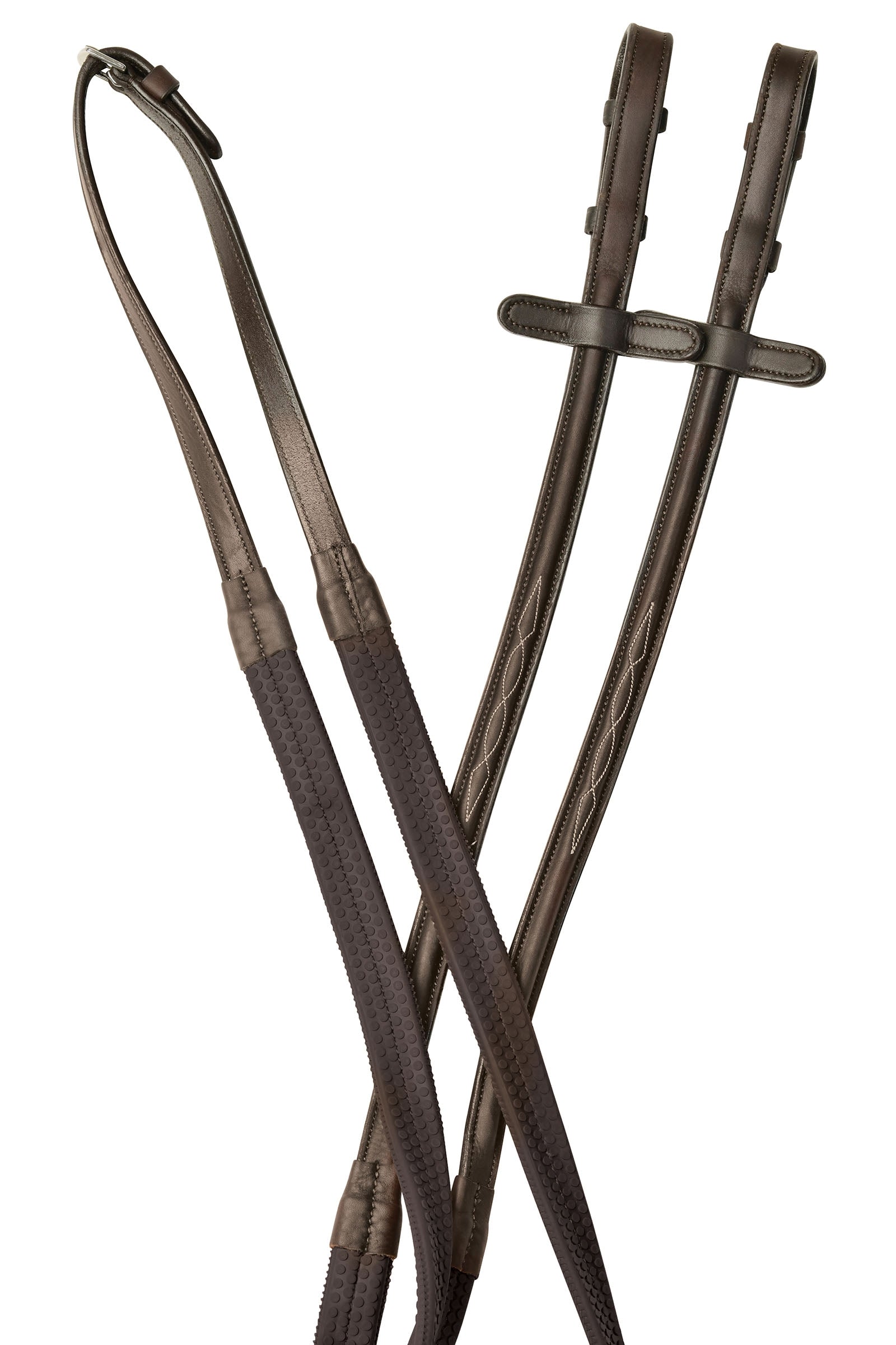 Collegiate Comfitec Opulux Fancy rênes en caoutchouc avec couture surélevée Briderie et enrênements