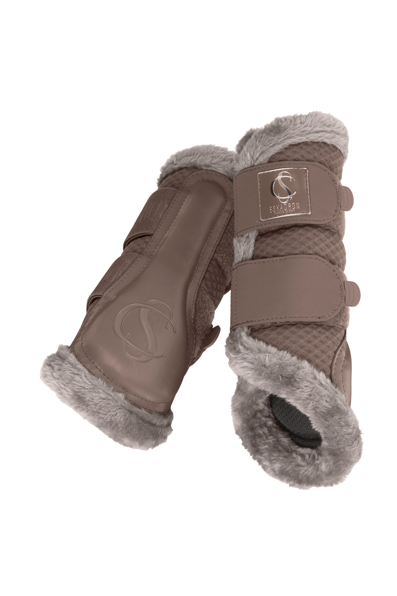 Eskadron Guêtres de sport classiques Mesh fausse fourrure PE24 Leg Protection & Hoof Protection for Horses