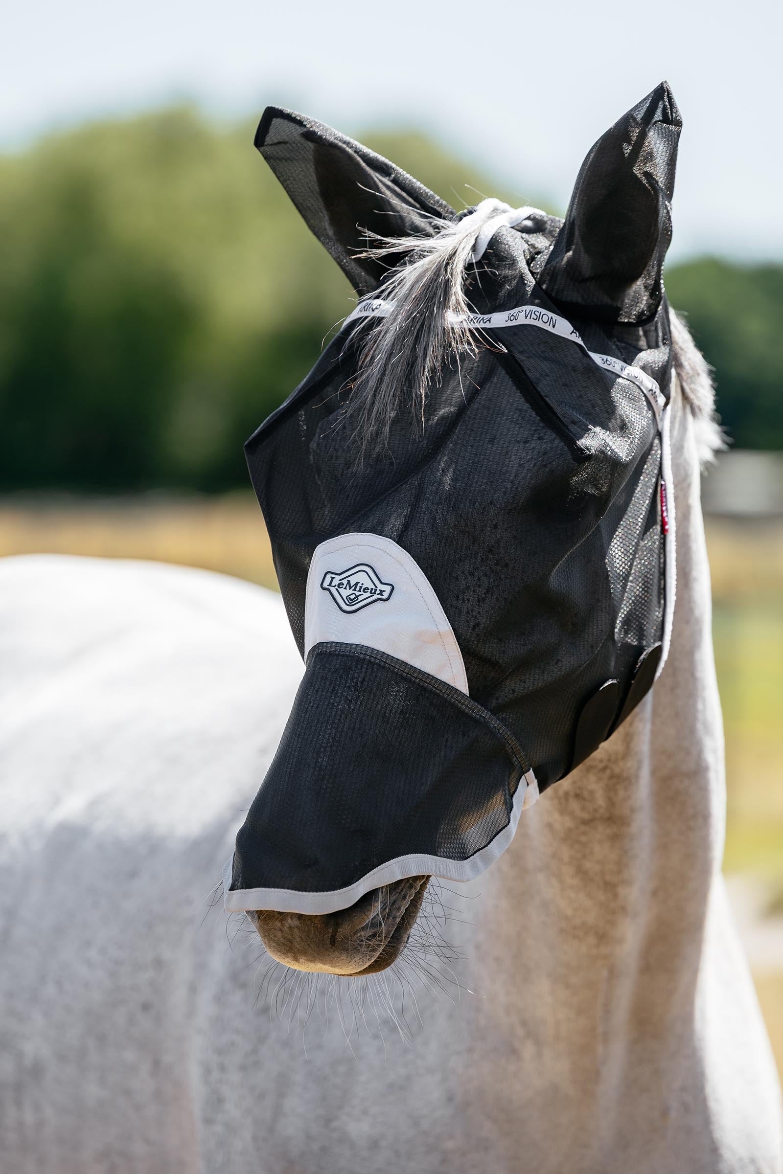 LeMieux 360 Vision Full Fly Mask Antifly Protection for Horses