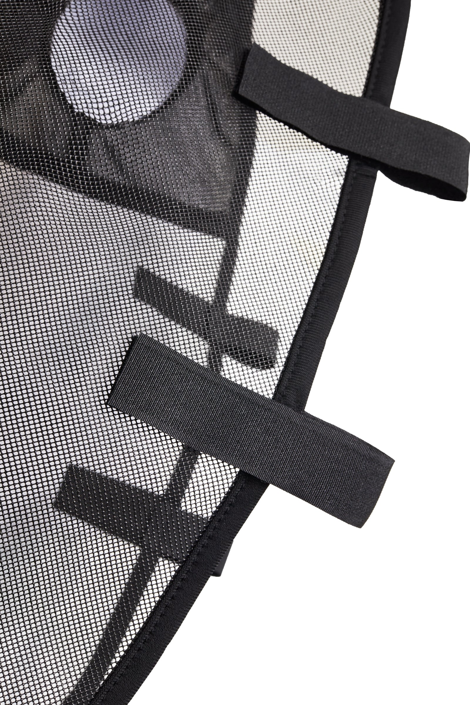 QHP Without Ear Protection Fly Mask Full Size Black QHP Without Ear Protection Fly Mask Full Size Black