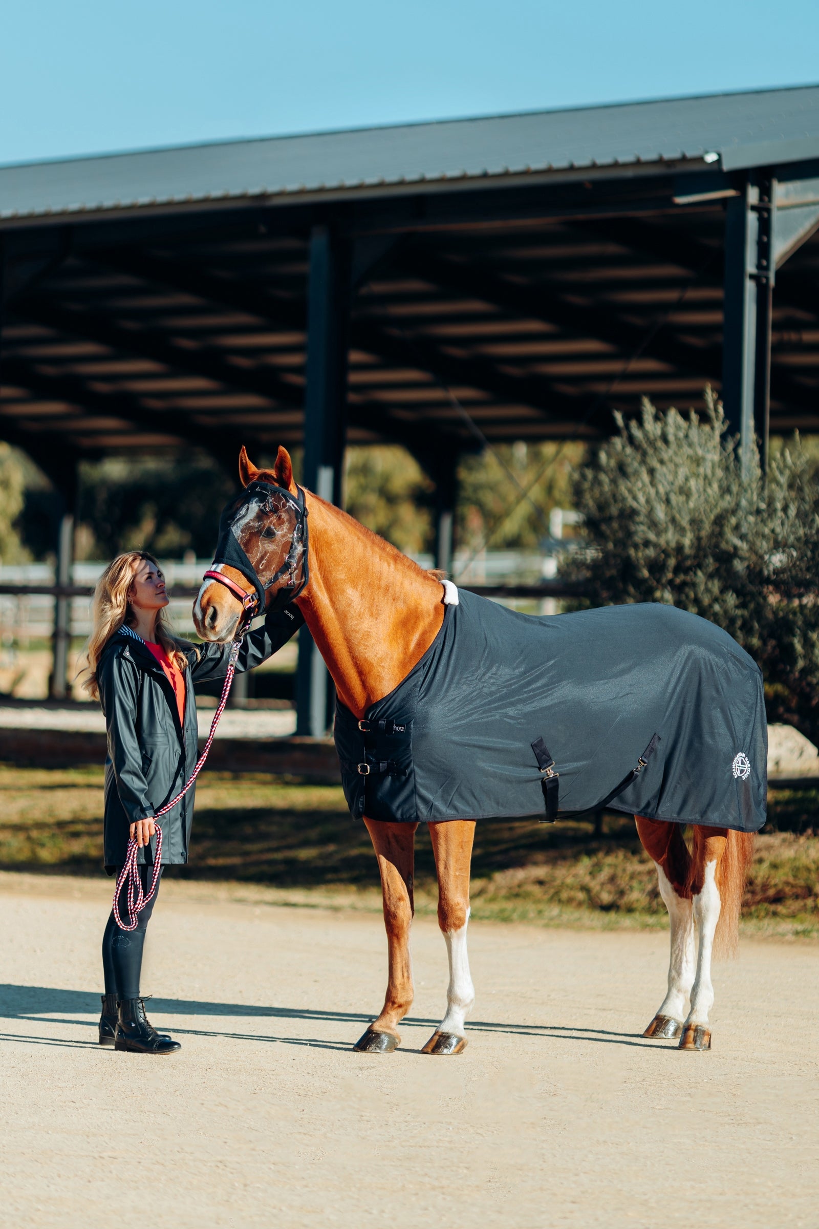 Horze Oslo Fly Mask Antifly Protection for Horses