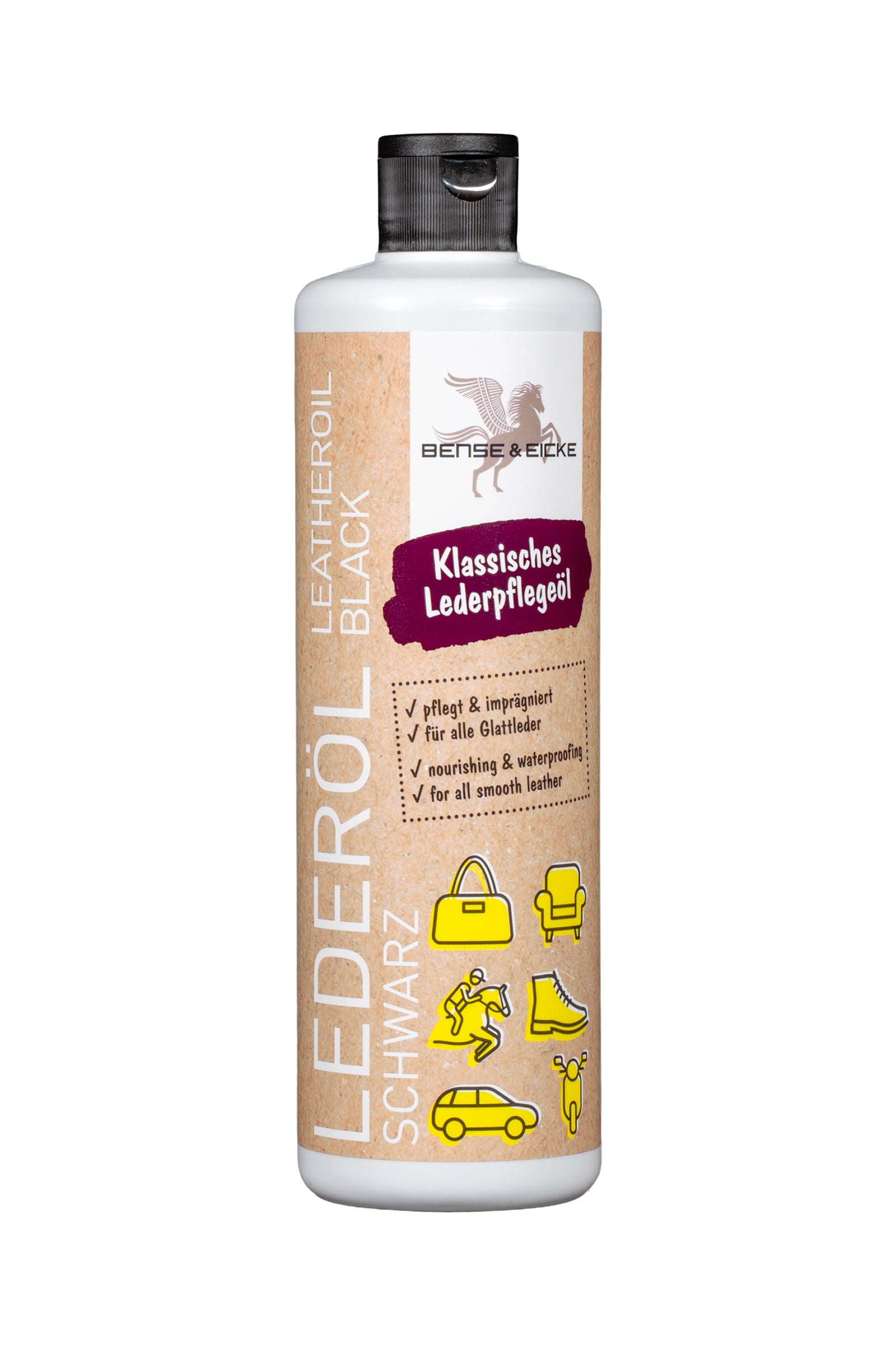 Bense & Eicke Black Leather Oil, 500 ml Horse Health Care