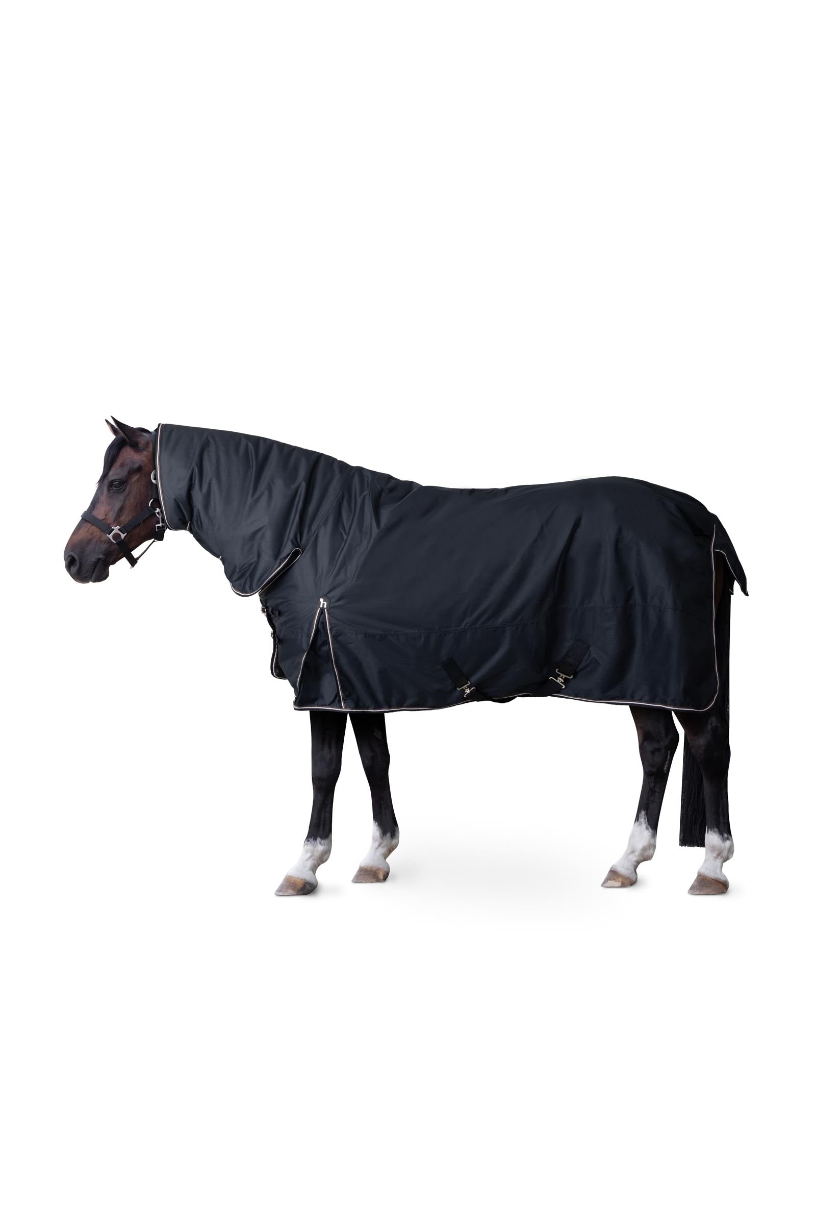 Horze Couverture d'extérieur avec couvre-encolure Glasgow, 100 g, poney Couvertures cheval