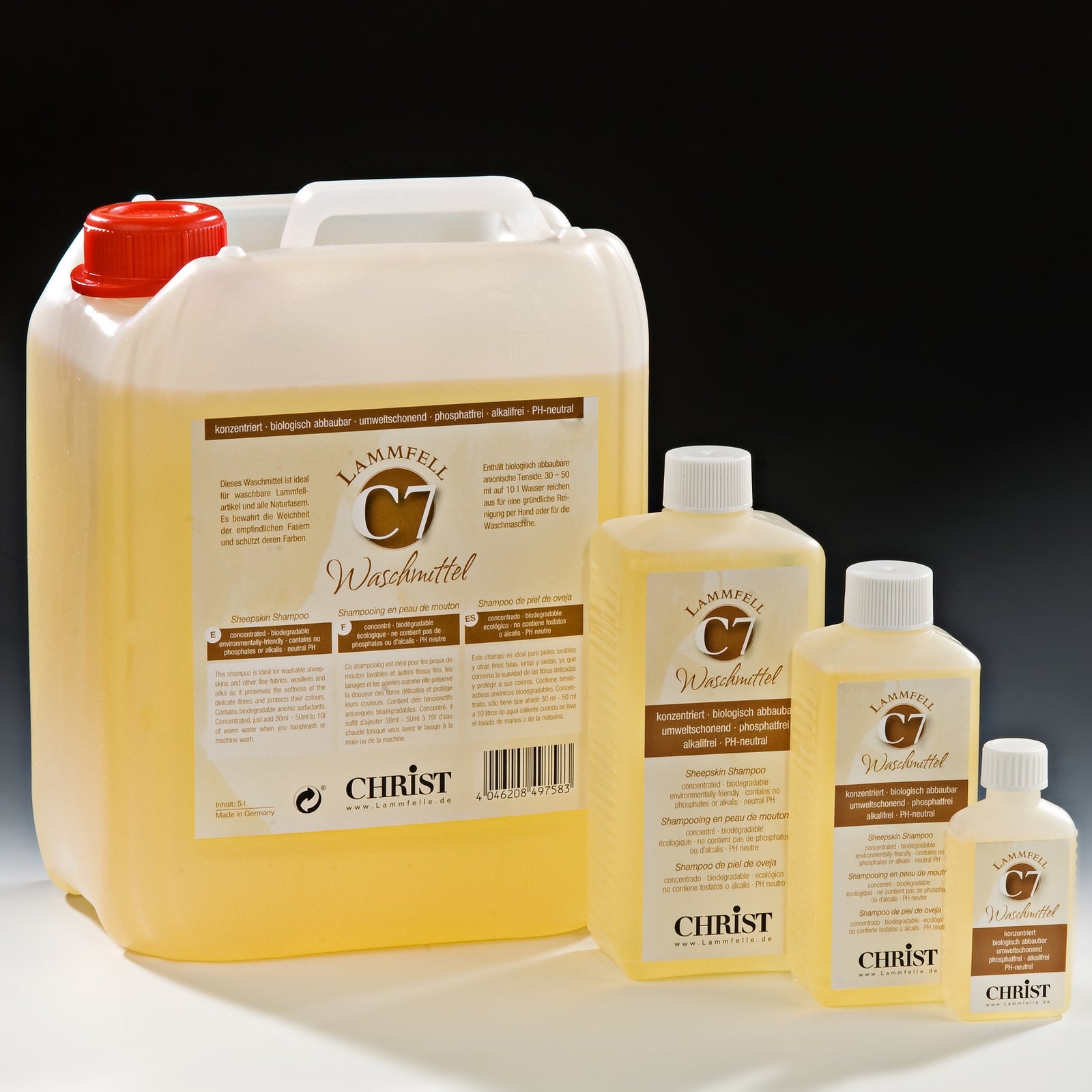 Christ Concentré de lessive pour peau de mouton C7, 5l Soins