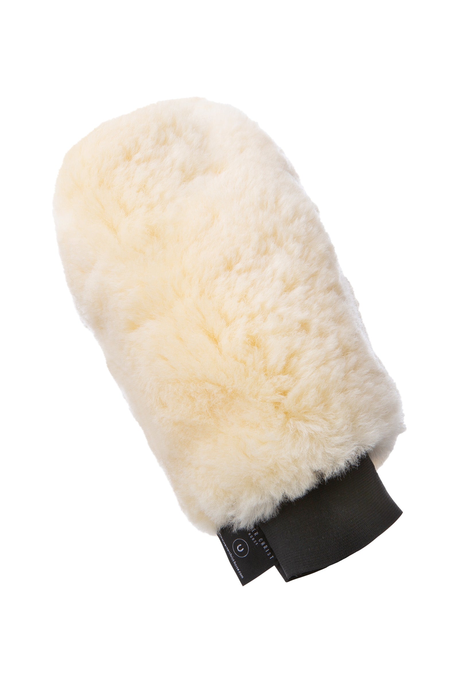 Christ Gant de brossage avec peau de mouton des 2 côtés Matériel de pansage
