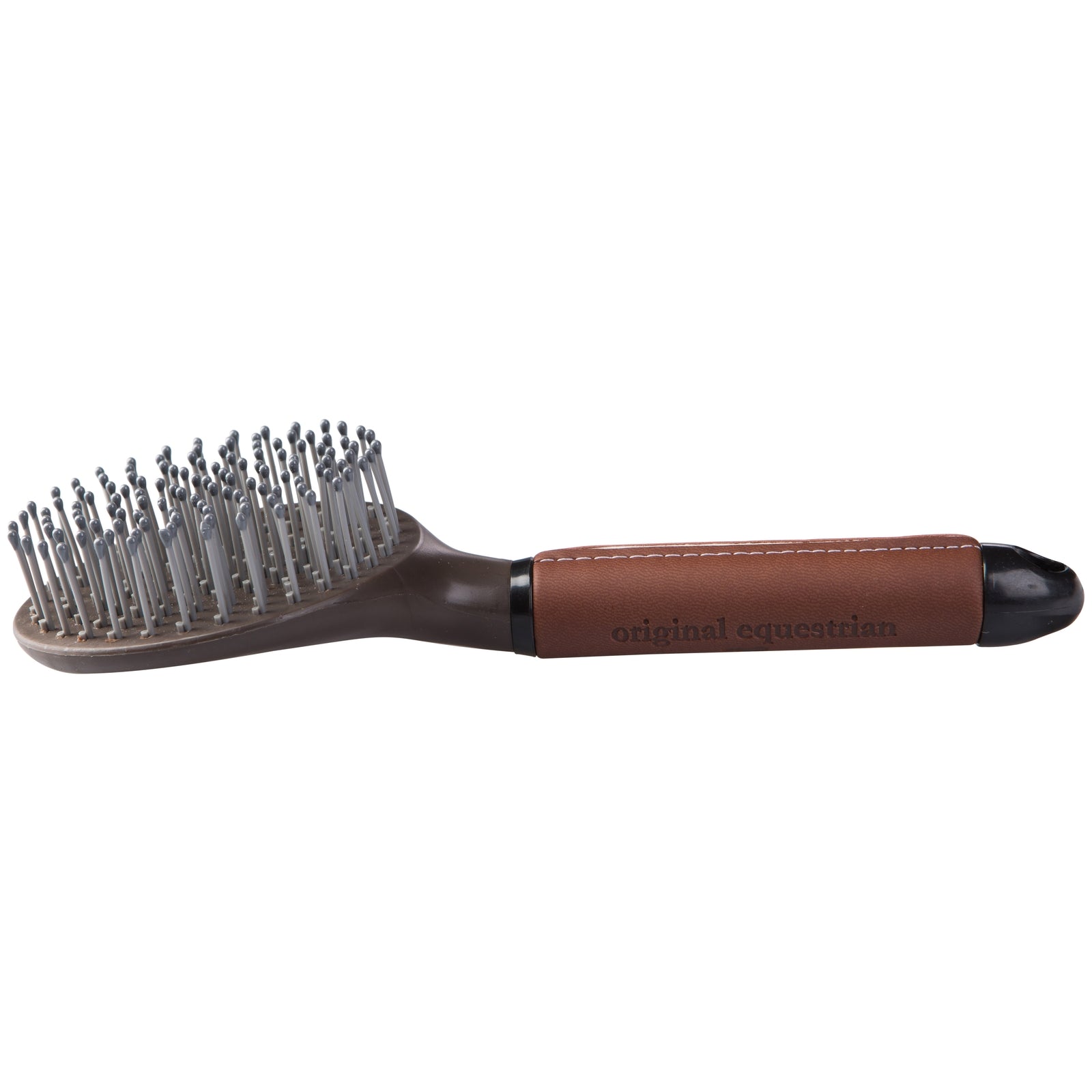 Horze Brosse à queue de pansage poignée cuir Maddox Matériel de pansage