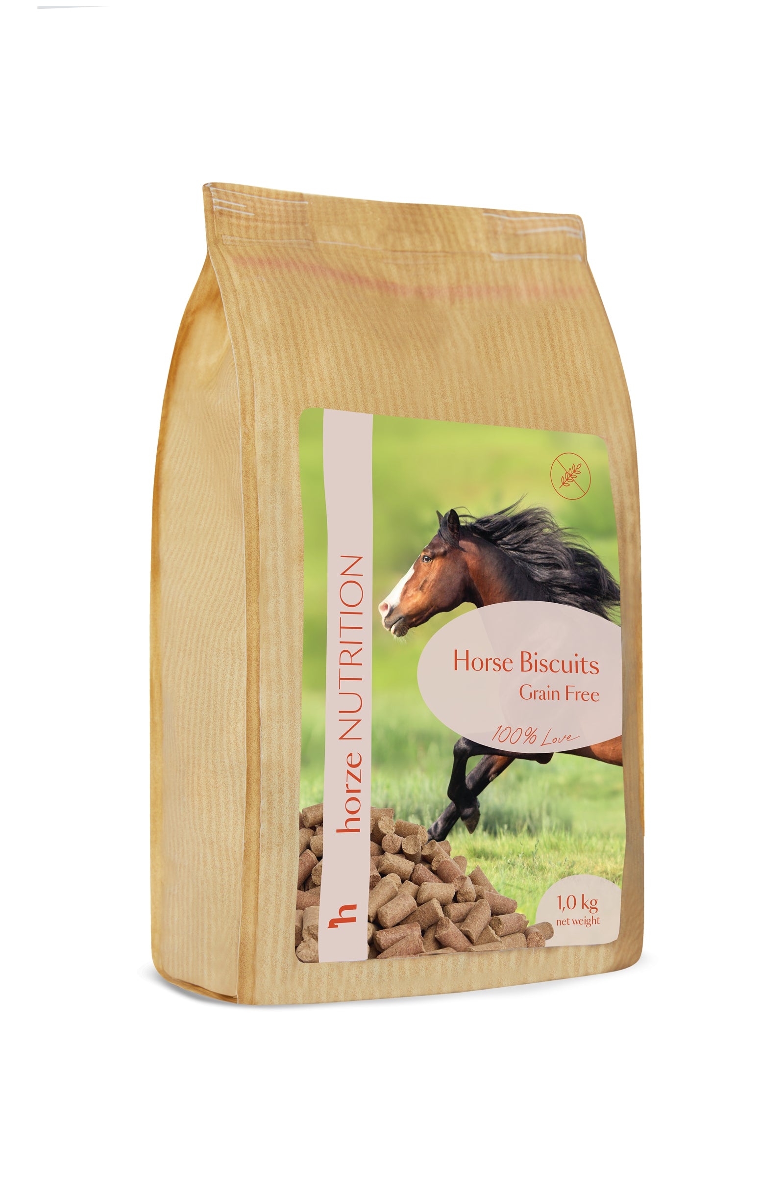 Horze Biscuits Sans Céréales, Friandises 1 kg Horse Feed & Nutrition