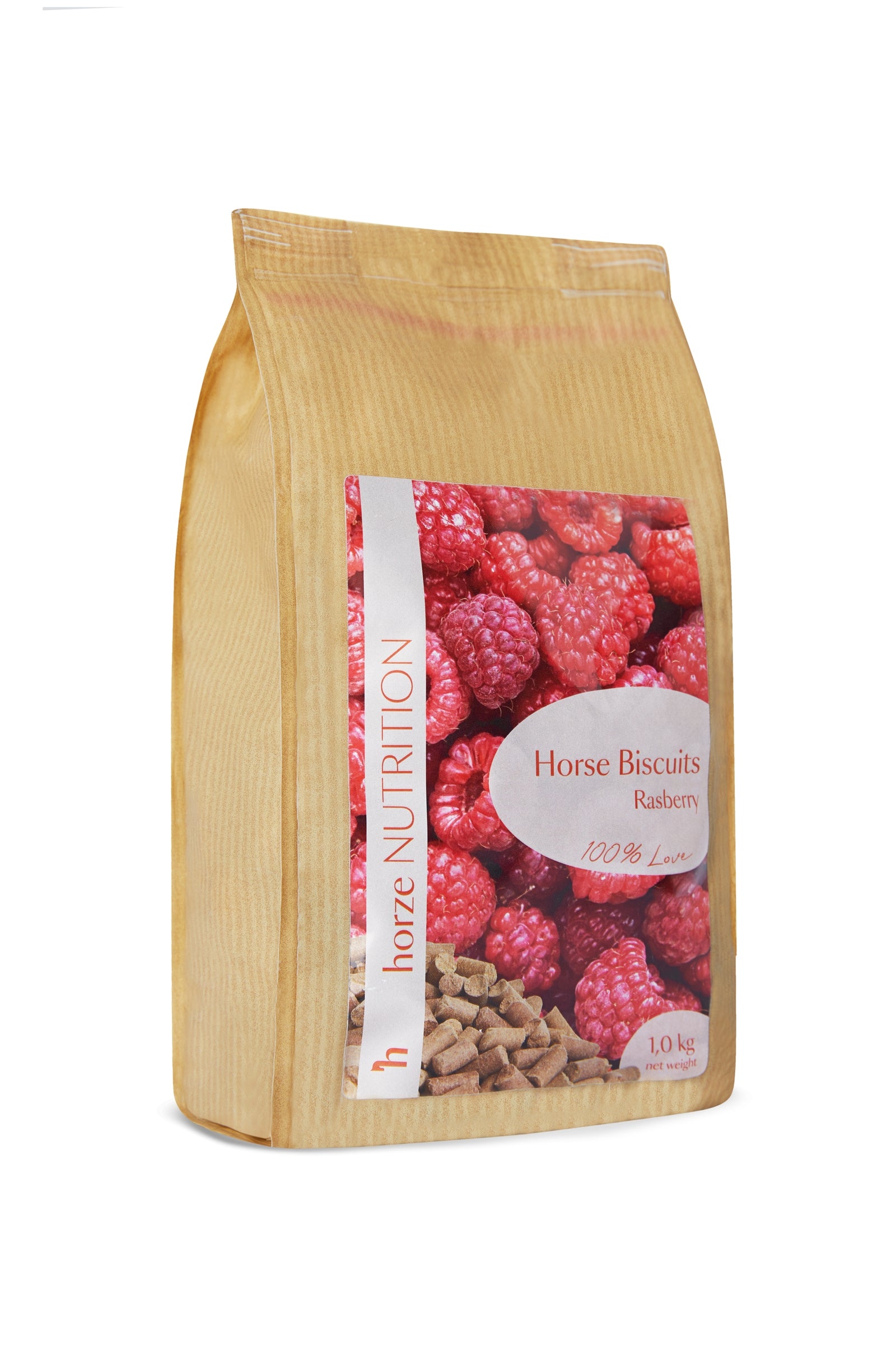 Horze Biscuits Framboise, Friandises 1 kg Horse Feed & Nutrition