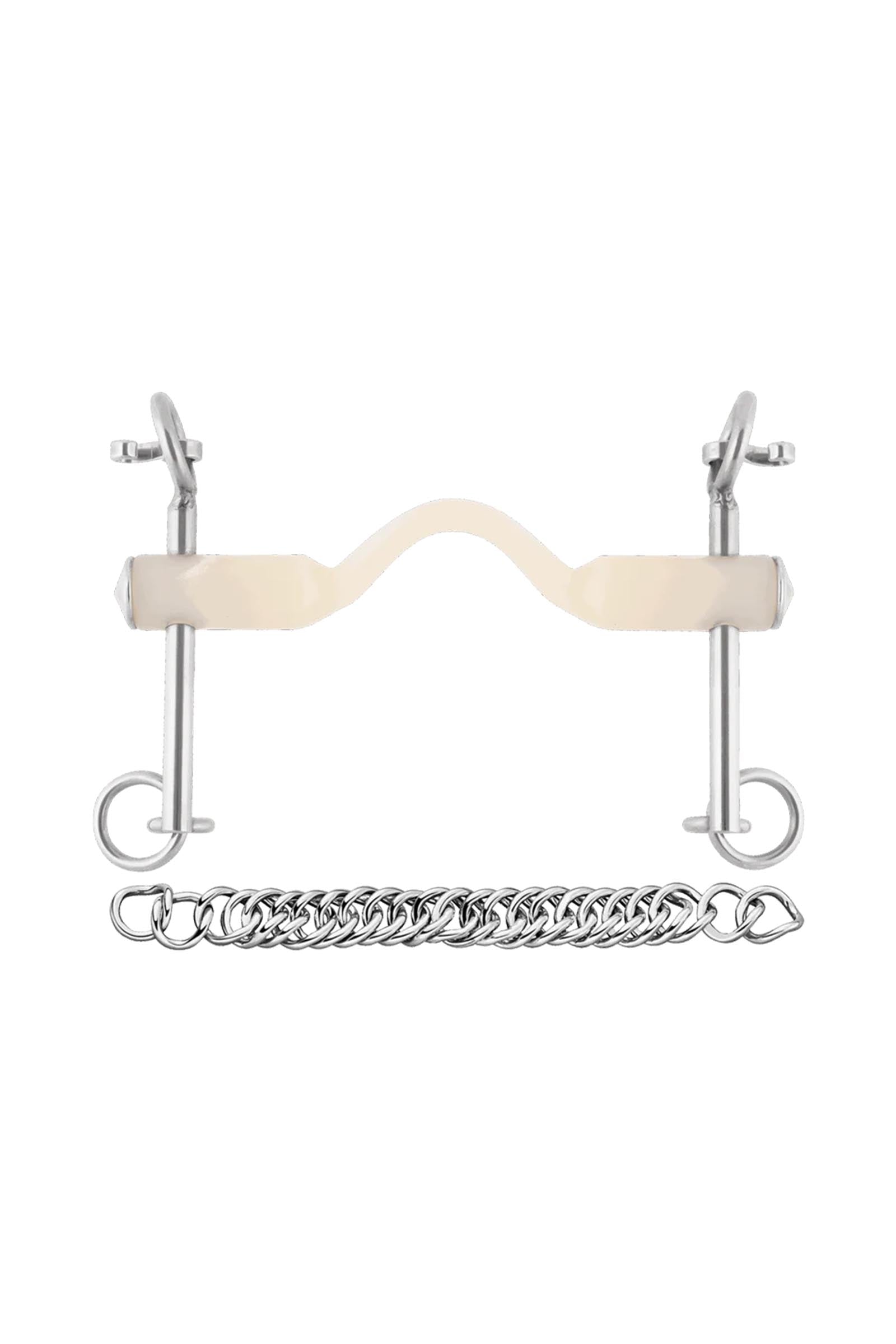 Sprenger Nathe mors de bride, 20 mm, avec passage de langue, branches courtes, thermoplast Mors
