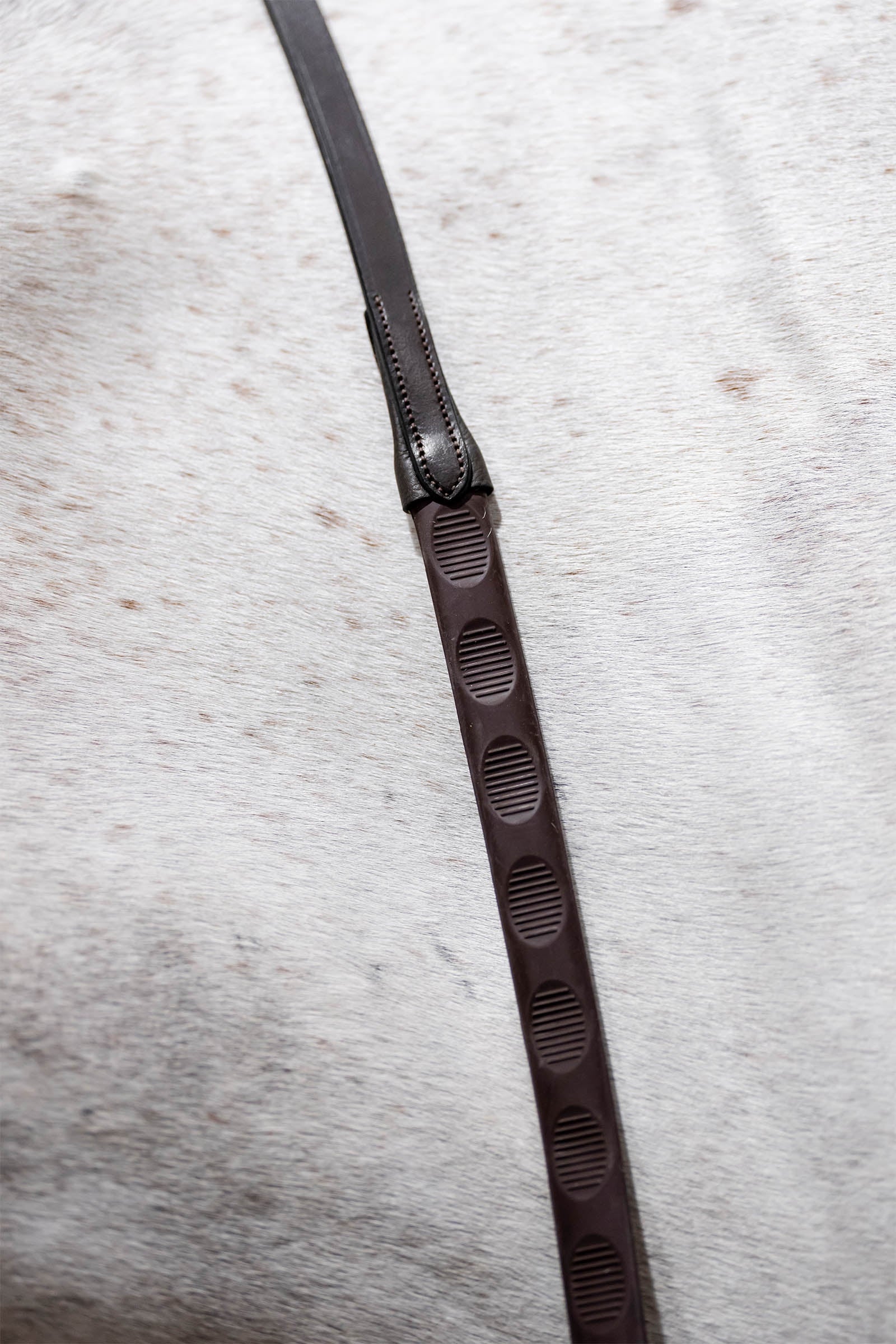 Horseware Rênes en caoutchouc avec grip pour le pouce Briderie et enrênements