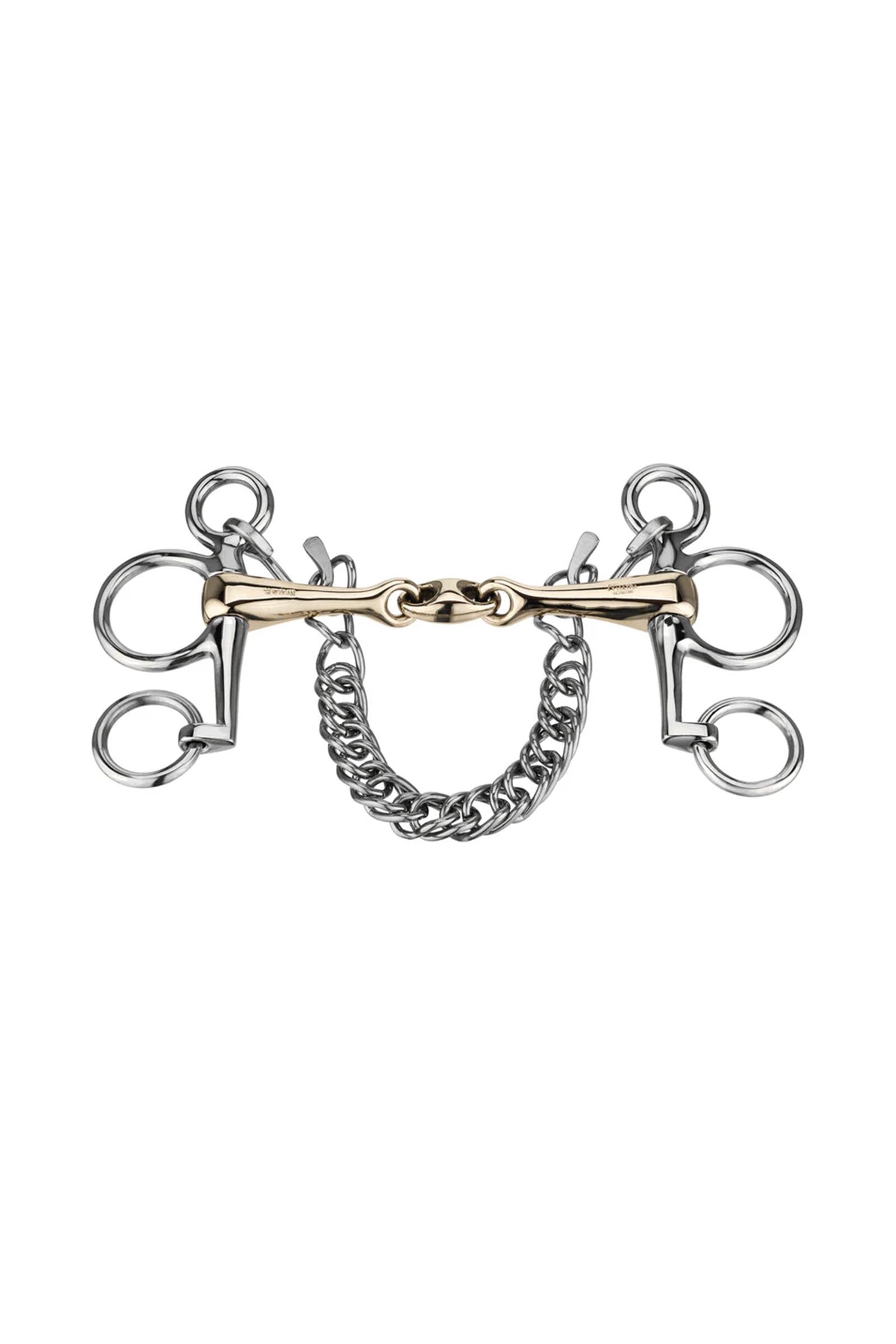 Sprenger KK Ultra mors Pelham, double brisure, 16 mm, branches 4,5 cm, Sensogan Mors