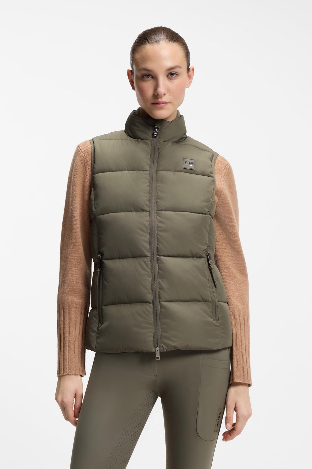 BOSS Equestrian Boss Viola Womens Knitted Puffer Vest Women’s Riding Clothing