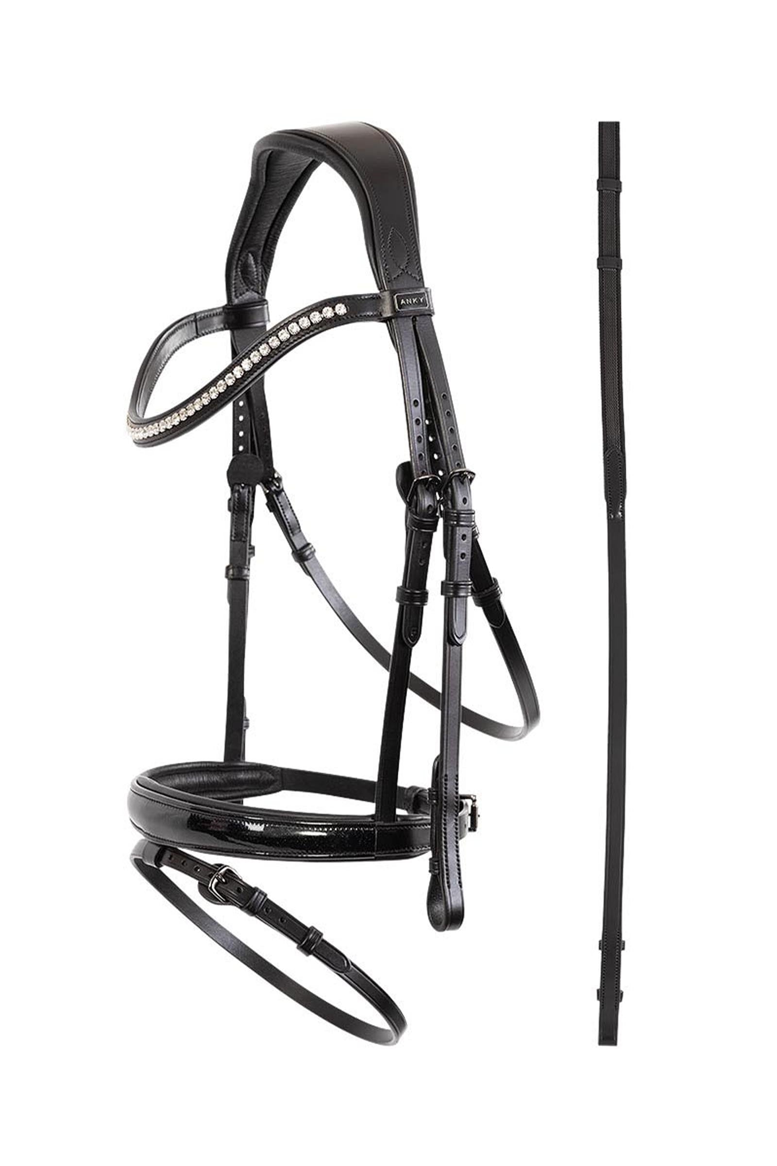 Anky ANKY Bridle Metallic Patent Leather Bridles & Reins