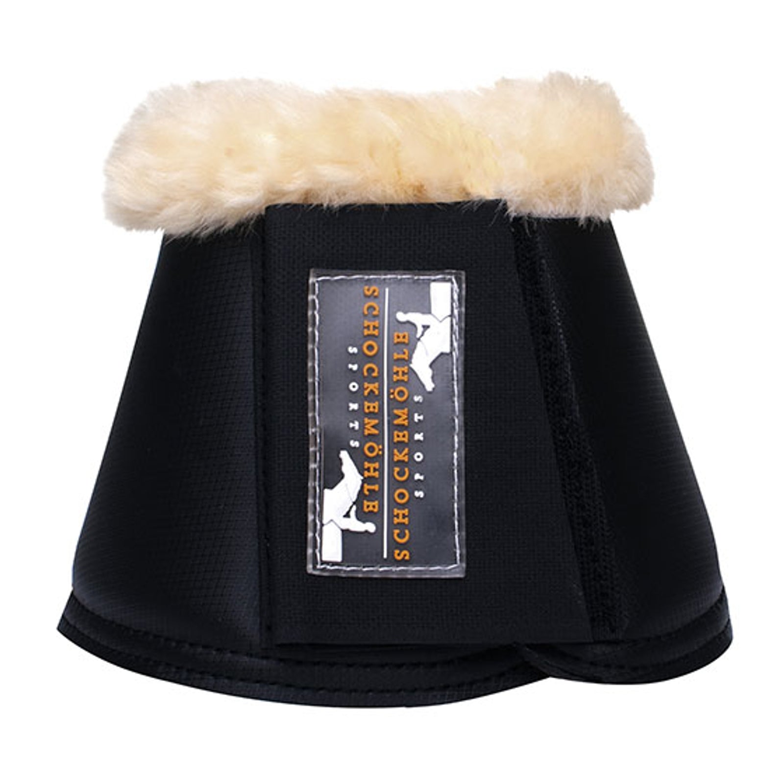 Schockemöhle Sports Cloches fourrées Schockemöhle, cloches PU avec fourrure Leg Protection & Hoof Protection for Horses