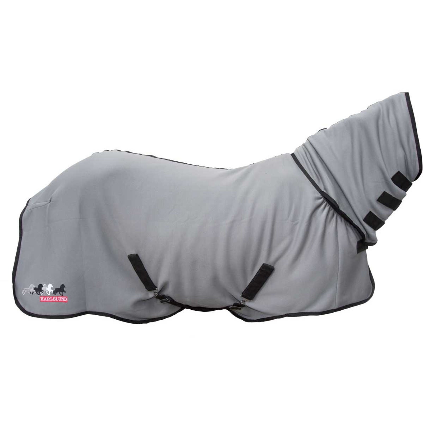 Karlslund Couverture Polaire Quick-Dry avec Encolure Couvertures cheval