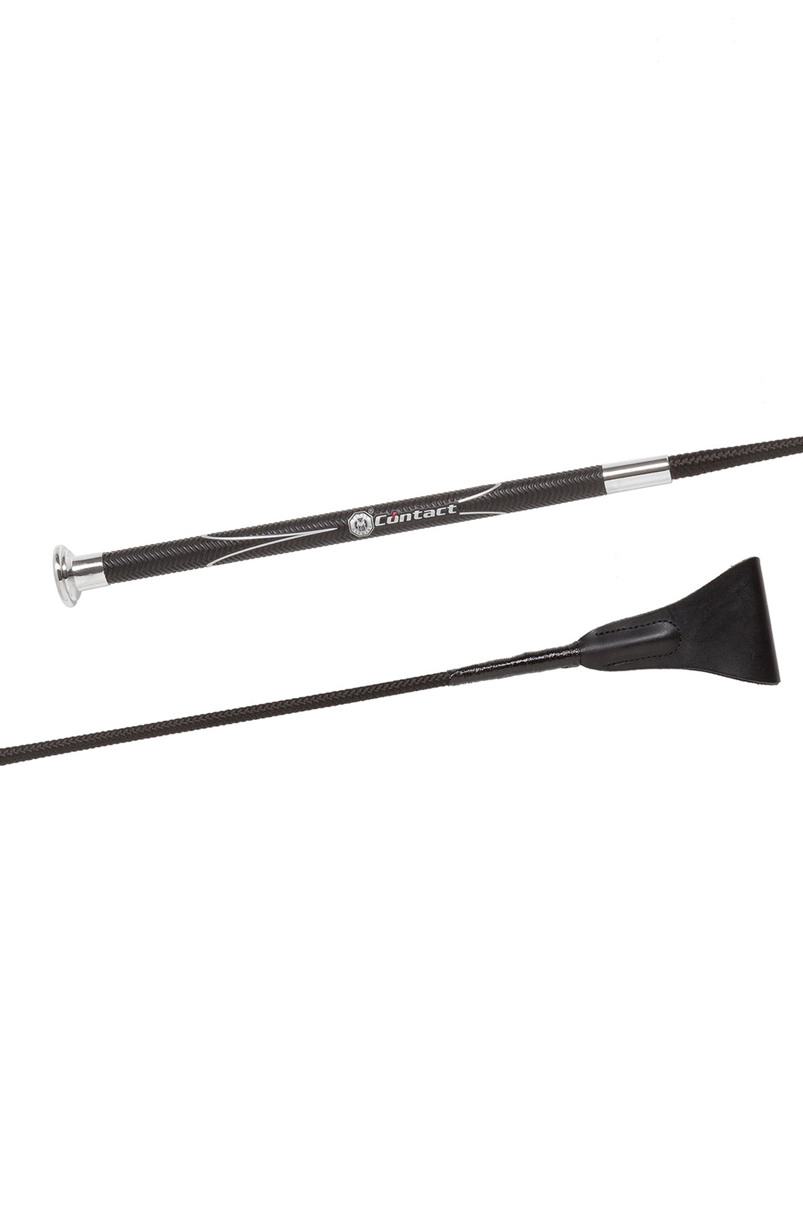 Fleck Contact Jumping Whip Woven Nylon & PU Grip Cravaches d'équitation