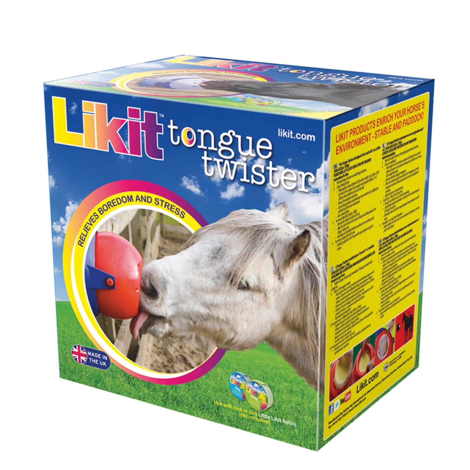 Likit Support de pierre à lécher Tongue Twister Horse Feed & Nutrition