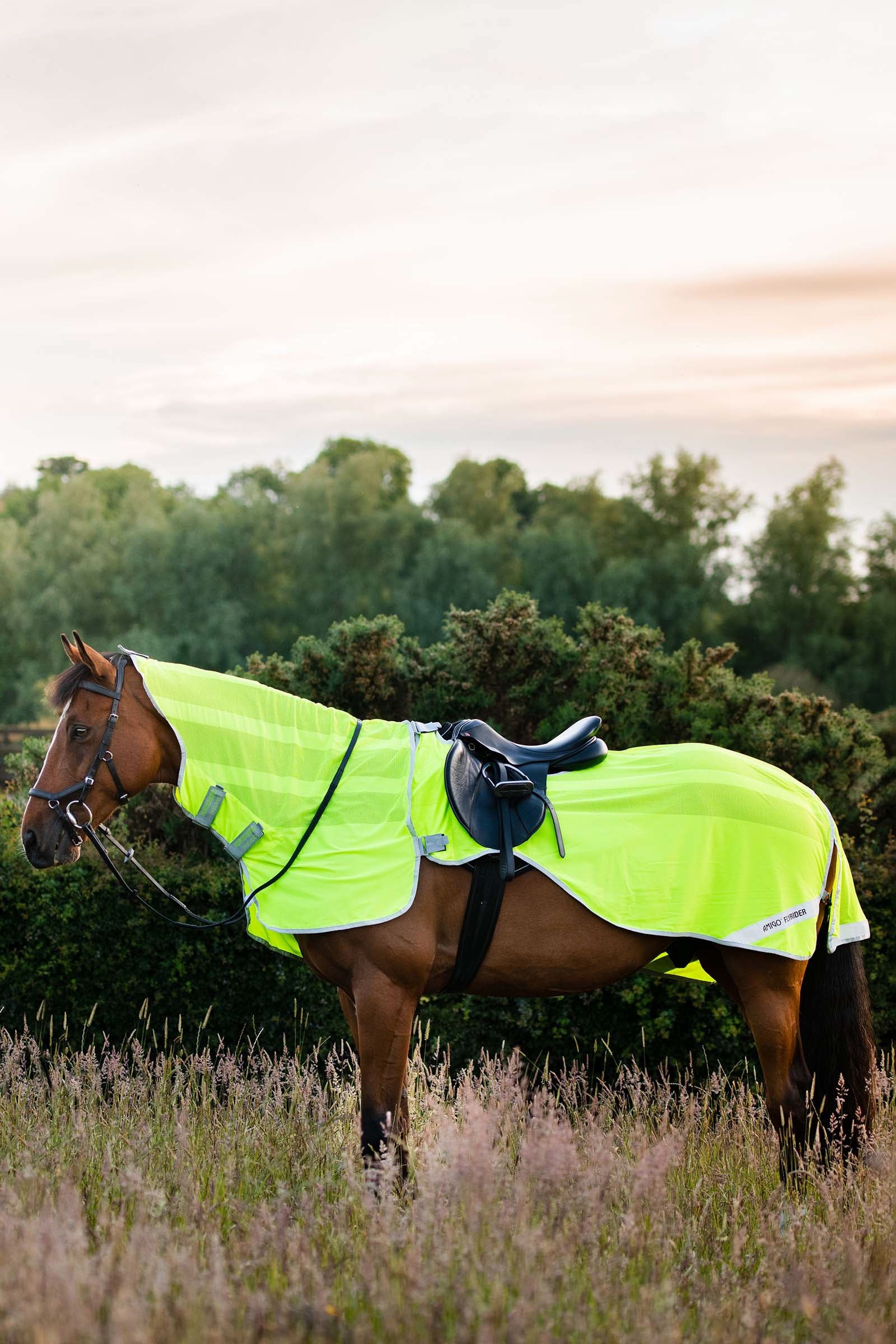Horseware Amigo Flyrider tapis de travail, 0 g Couvertures cheval