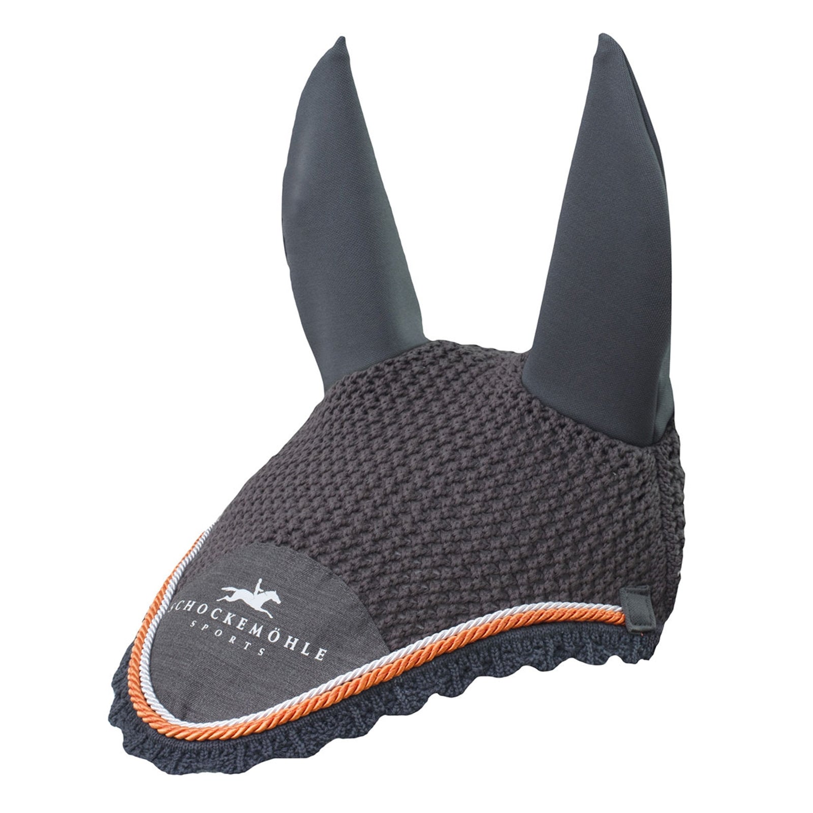 Schockemöhle Sports Bonnet chasse-mouches Dynamite avec logo Tapis de selle