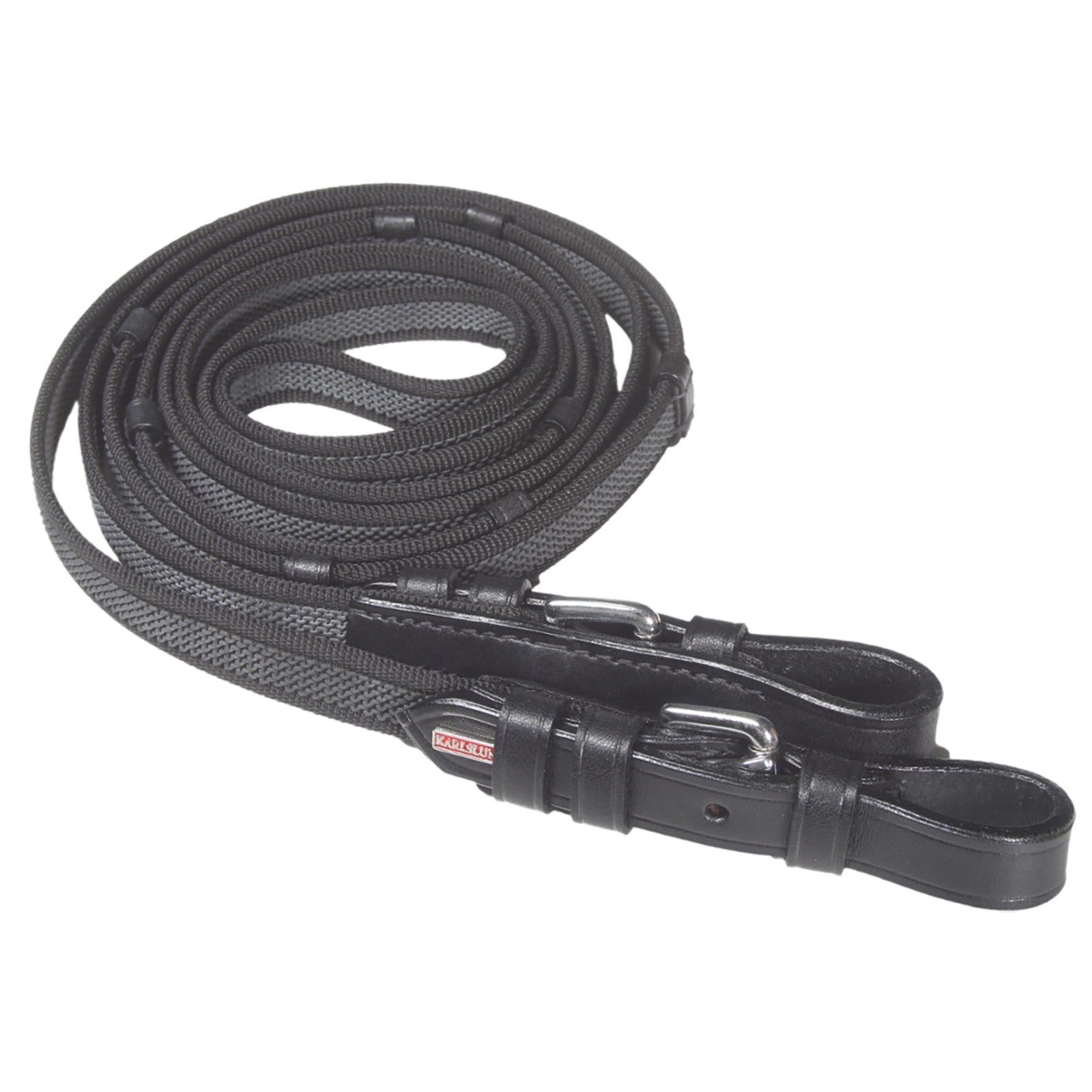 Karlslund Super Grip Rênes avec Arrêtoirs et Boucles Briderie et enrênements