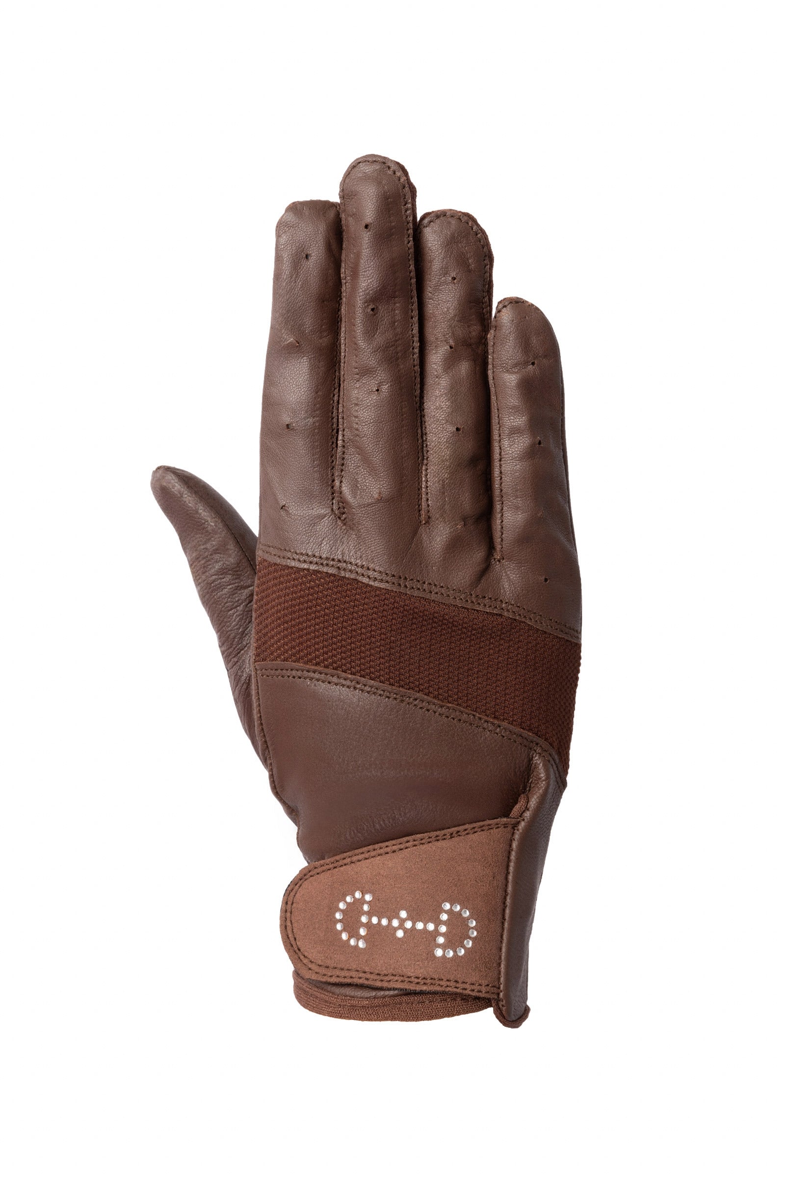 Horze Women's Leather Mesh Riding Gloves Riding Gloves