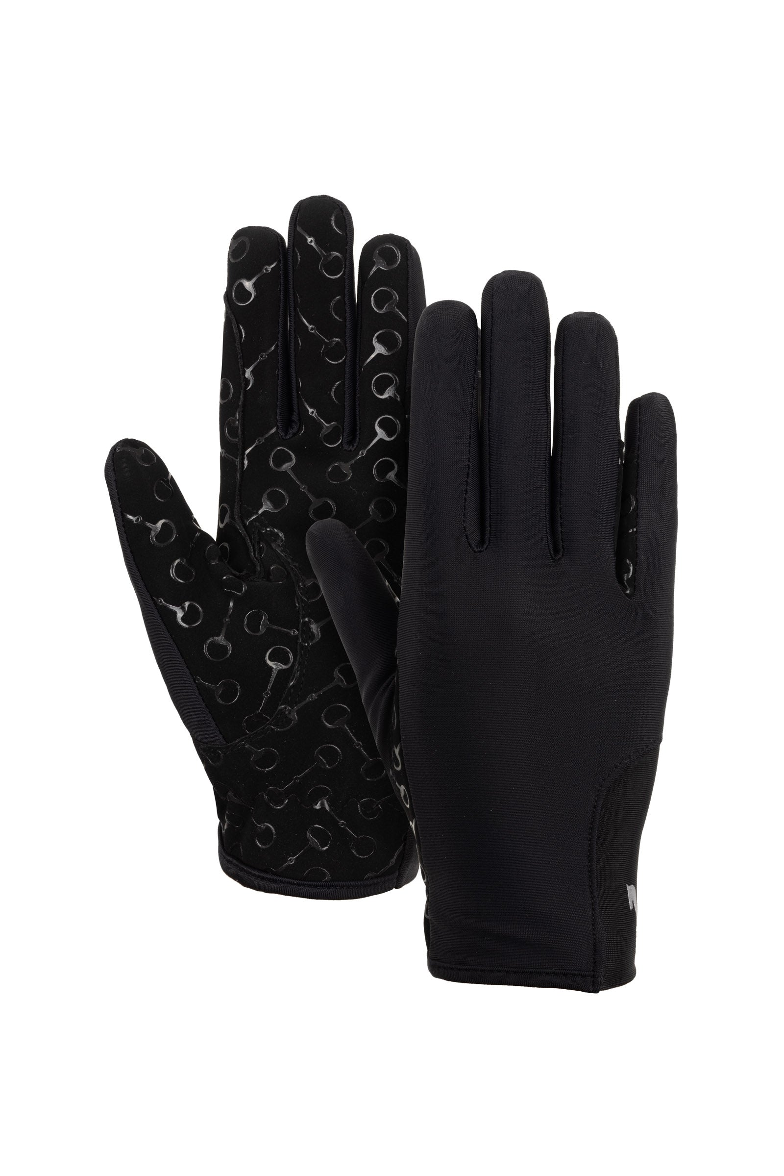 Horze Kids Riding Gloves with Silicone Palm Print Kids Apparel