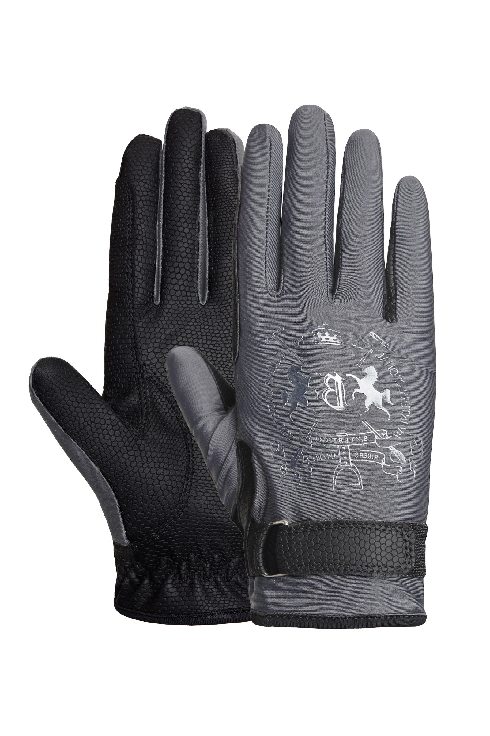B Vertigo Gants d'équitation Laia, femme, avec logo imprimé Gants d'équitation