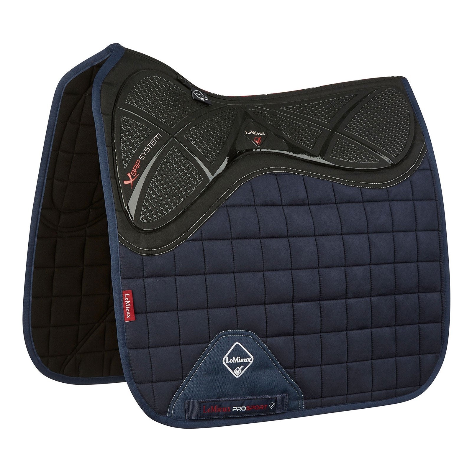 LeMieux X-Grip Silicone Square Tapis de selle dressage Tapis de selle
