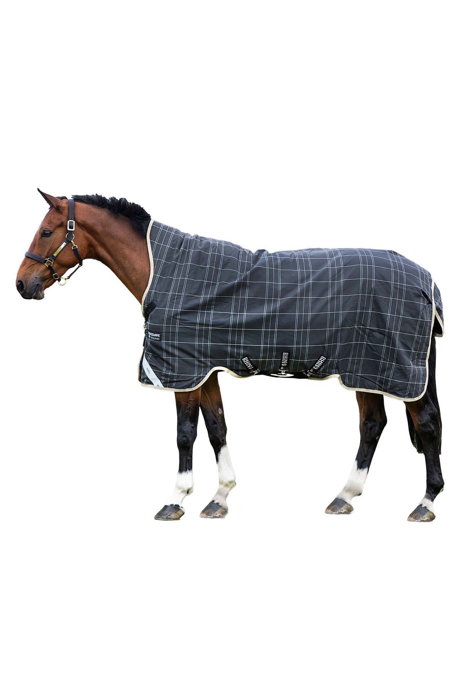 Horseware Rhino Wug Vari-Layer Couverture d'extérieur avec haut col, 250g Couvertures cheval