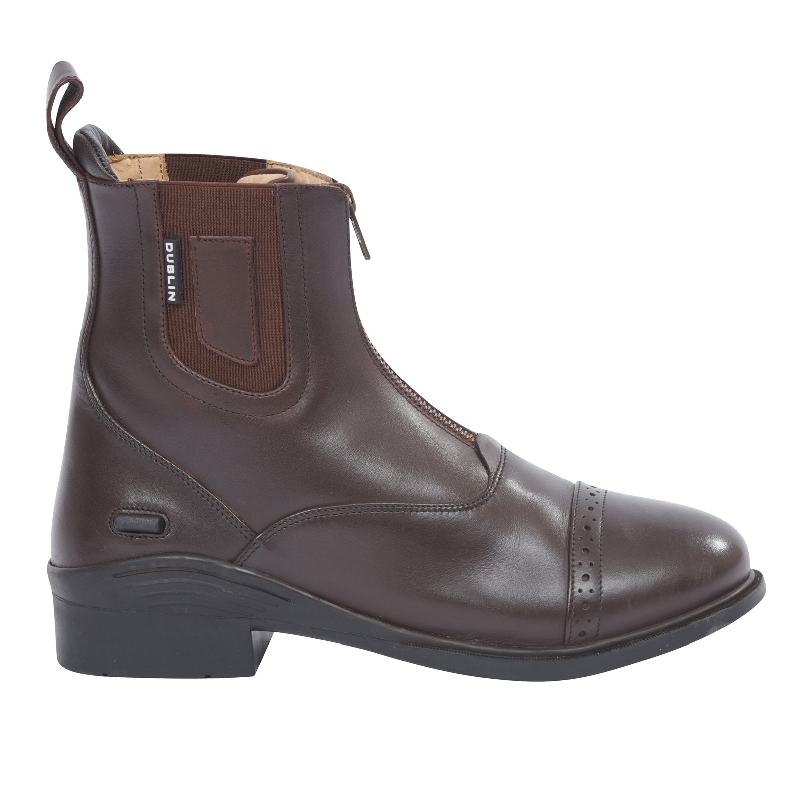 Dublin Boots Paddock Evolution avec fermeture éclair devant Bottes d'équitation & chaps