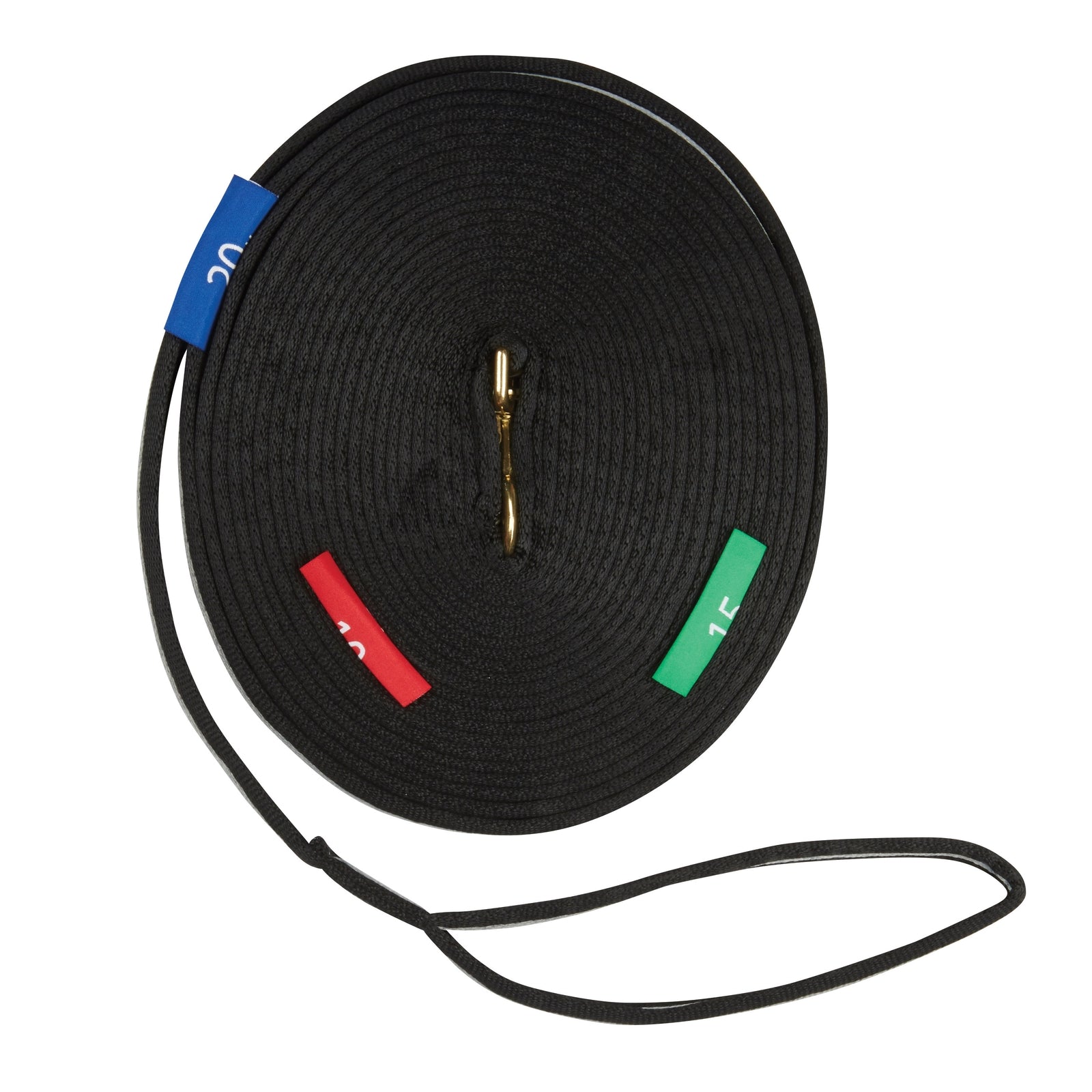 Kincade Two Tone Lunge Line With Circle Markers Horse Training