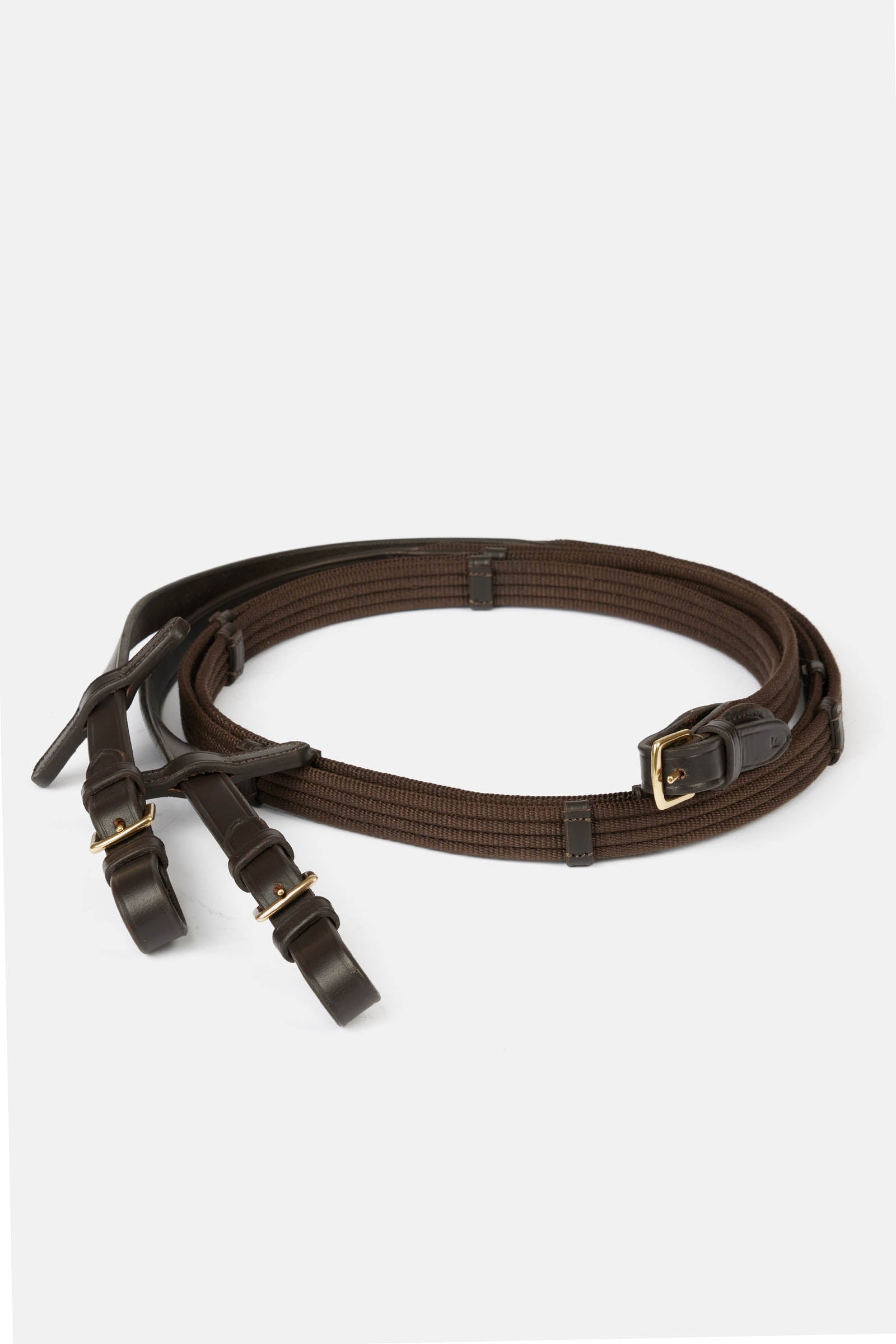 Horze Rubber Thumb Shaped Grip Reins Bridles & Reins