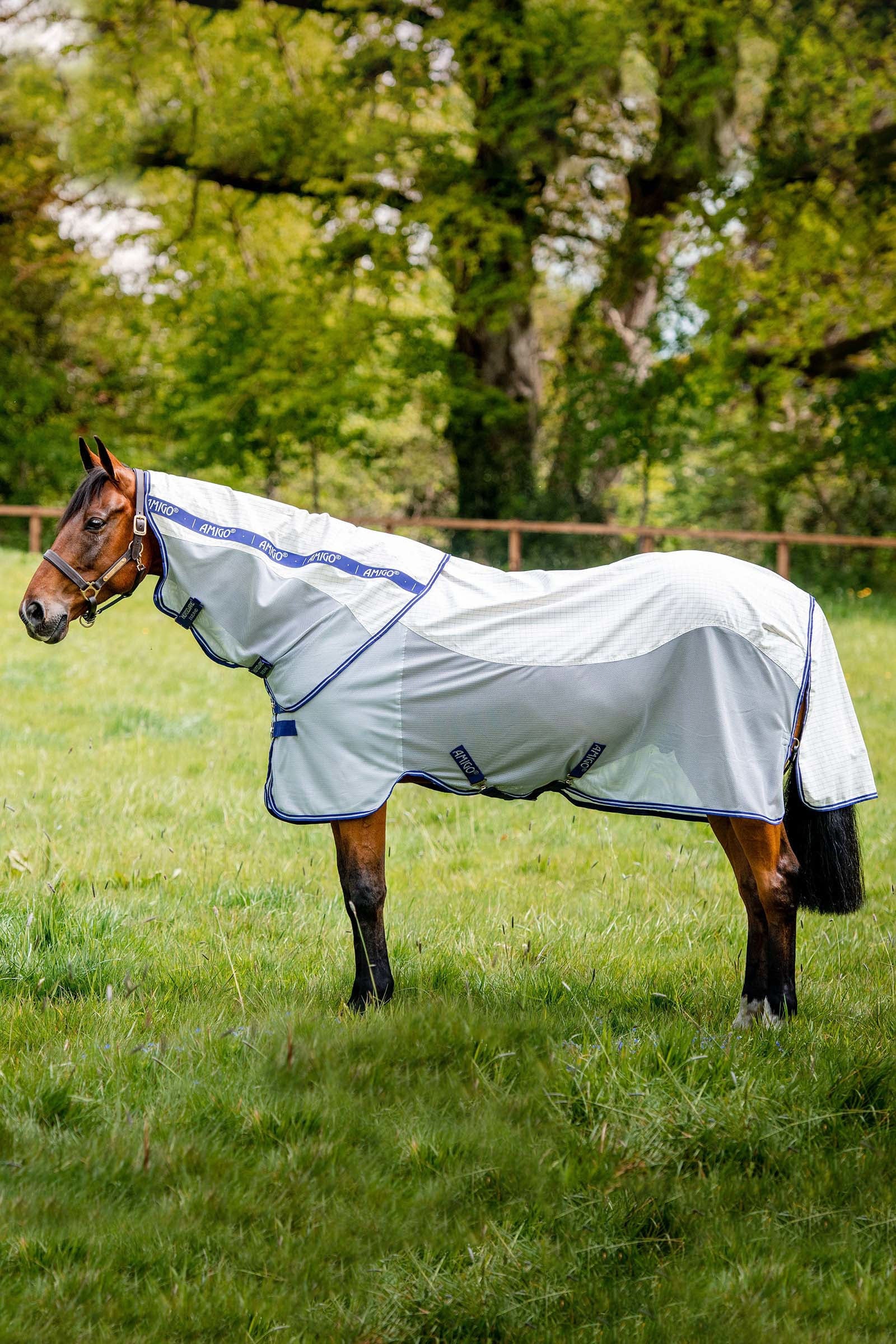 Horseware Amigo Airflow couverture anti-mouches avec partie de cou amovible Couvertures cheval