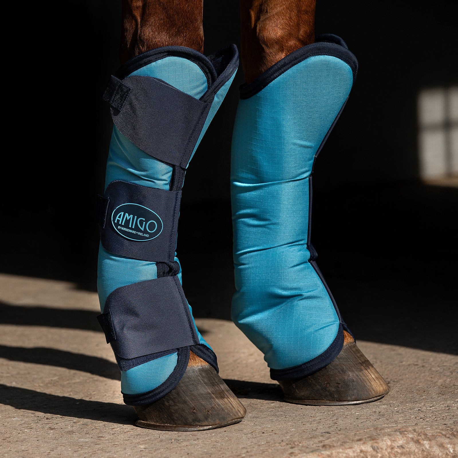 Horseware Guêtres de transport Amigo Voyage, pack de 4 Leg Protection & Hoof Protection for Horses