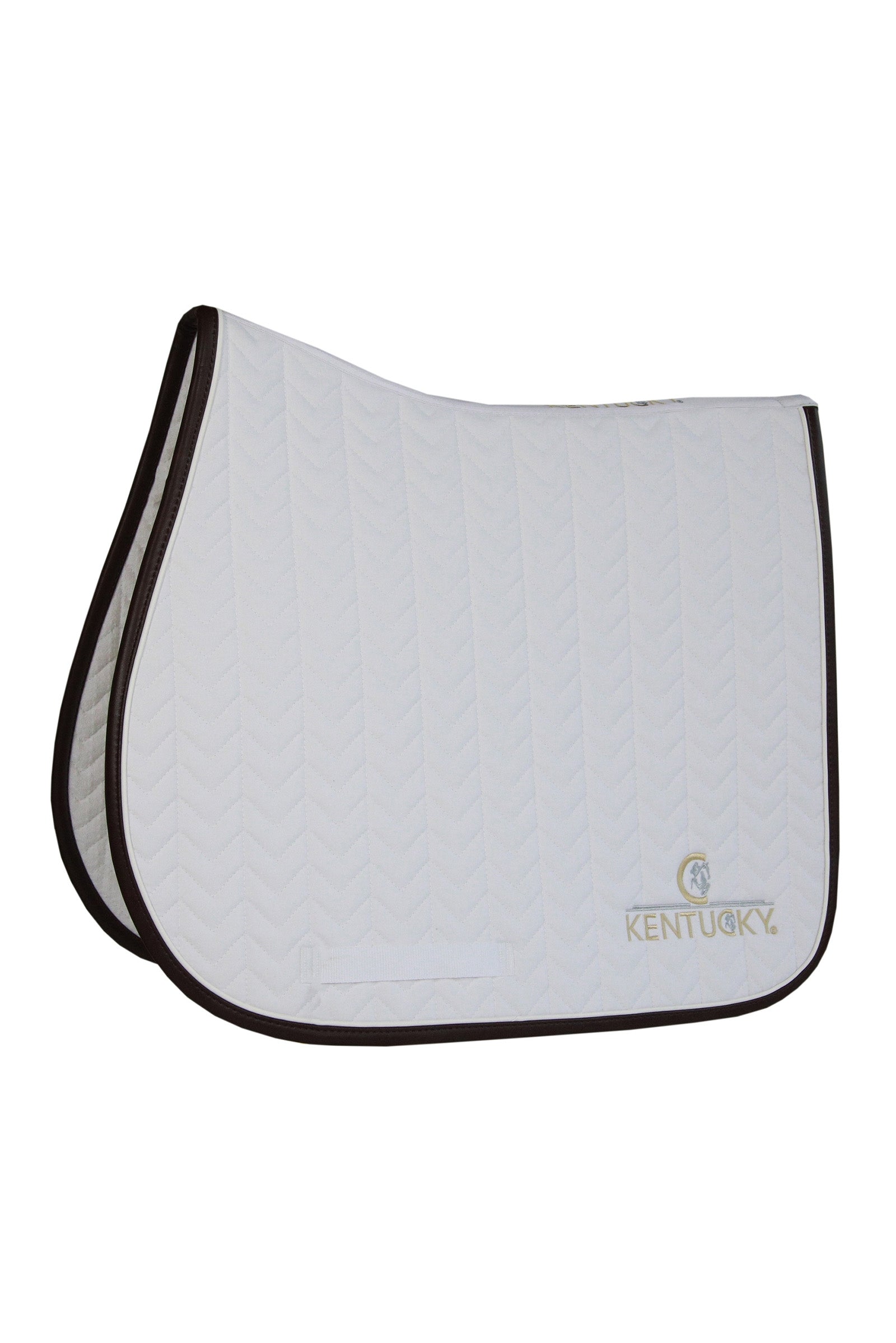 Kentucky Horsewear Tapis de selle arête cuir Jumping Tapis de selle