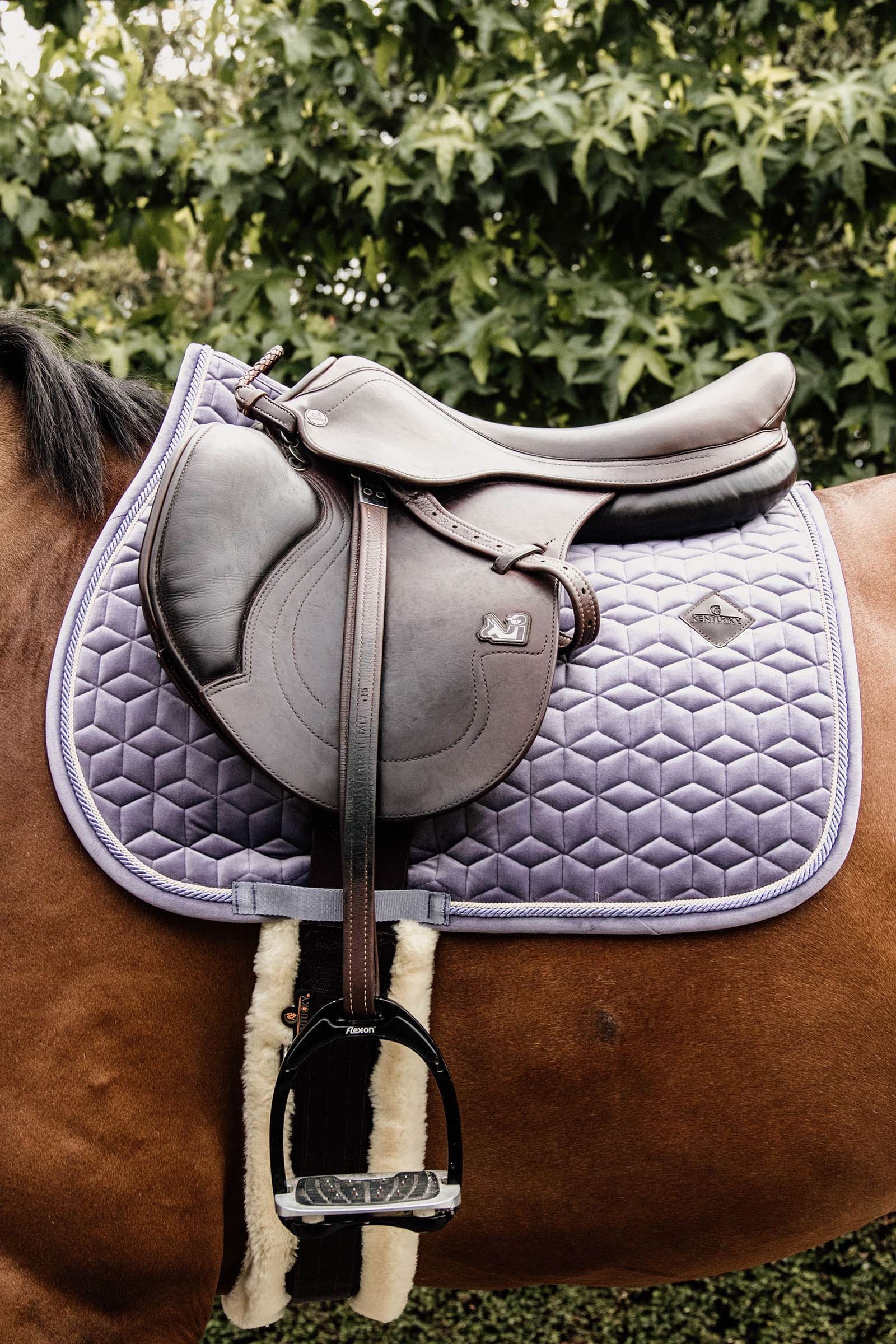 Kentucky Horsewear Velvet Jumping Saddle Pad Saddle Pads