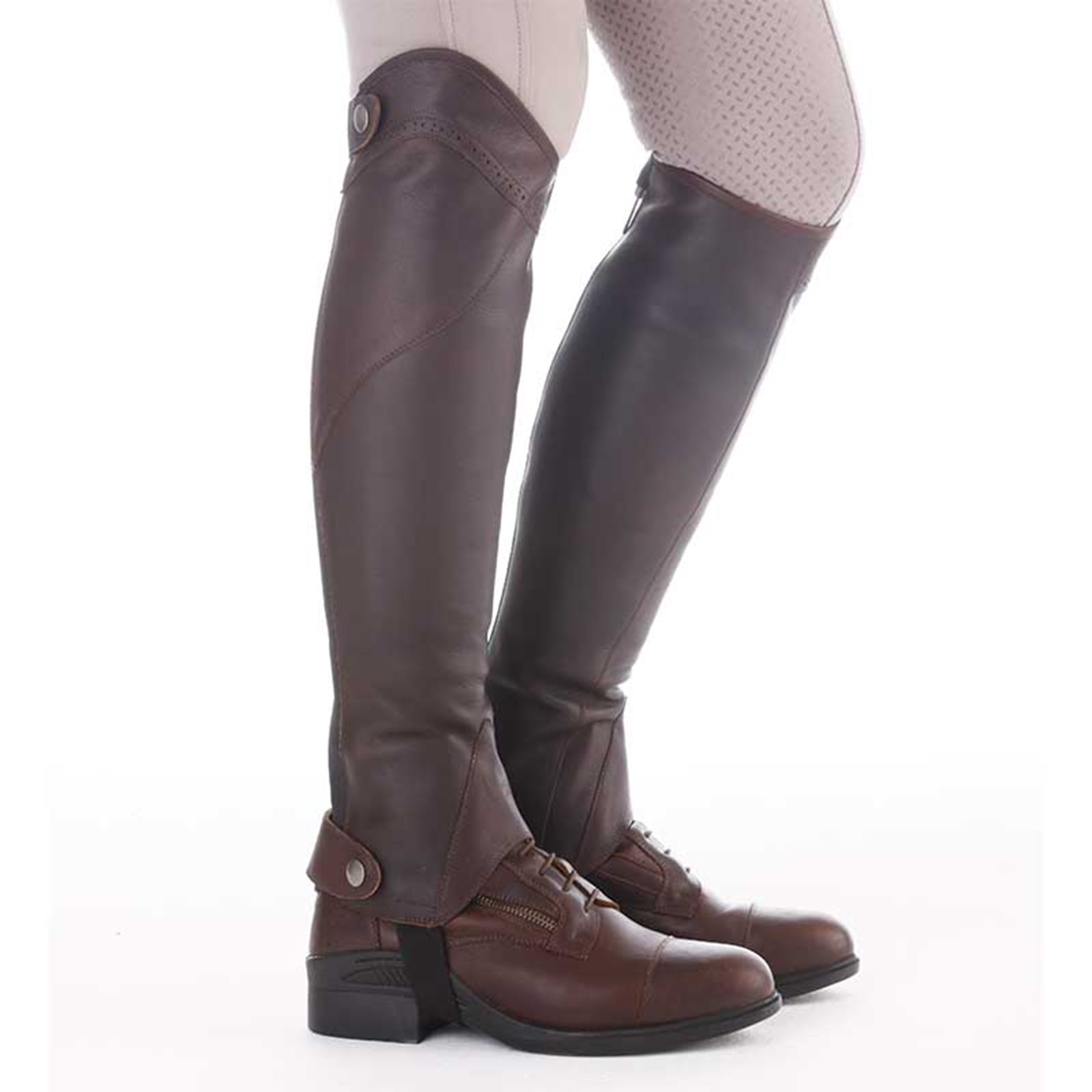 Kavalkade Mini-chaps en cuir huilé Remus Bottes d'équitation & chaps