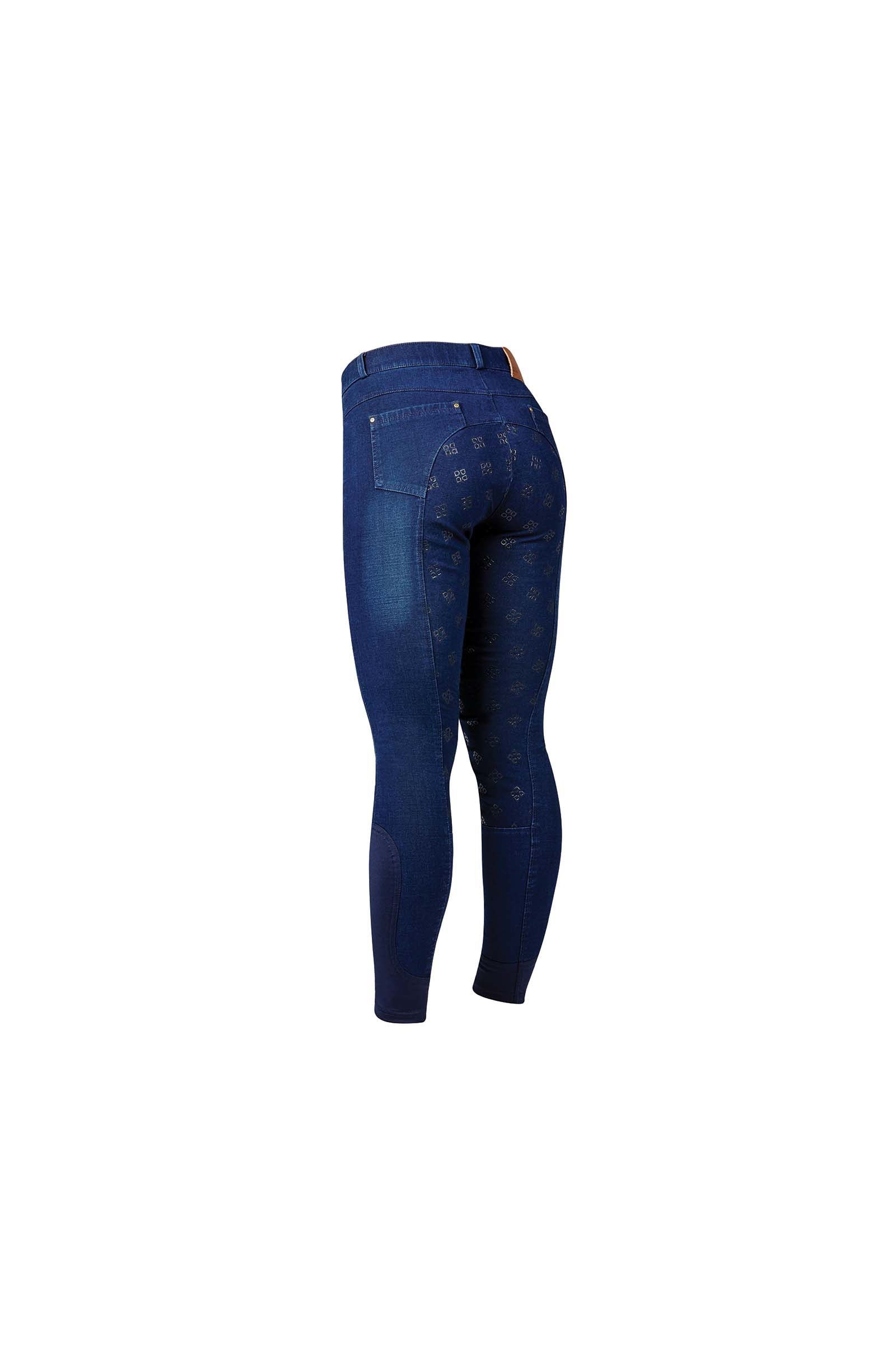 Dublin Pantalon d'équitation Shona denim imprimé silicone sur tout le fond, femme Womens Breeches