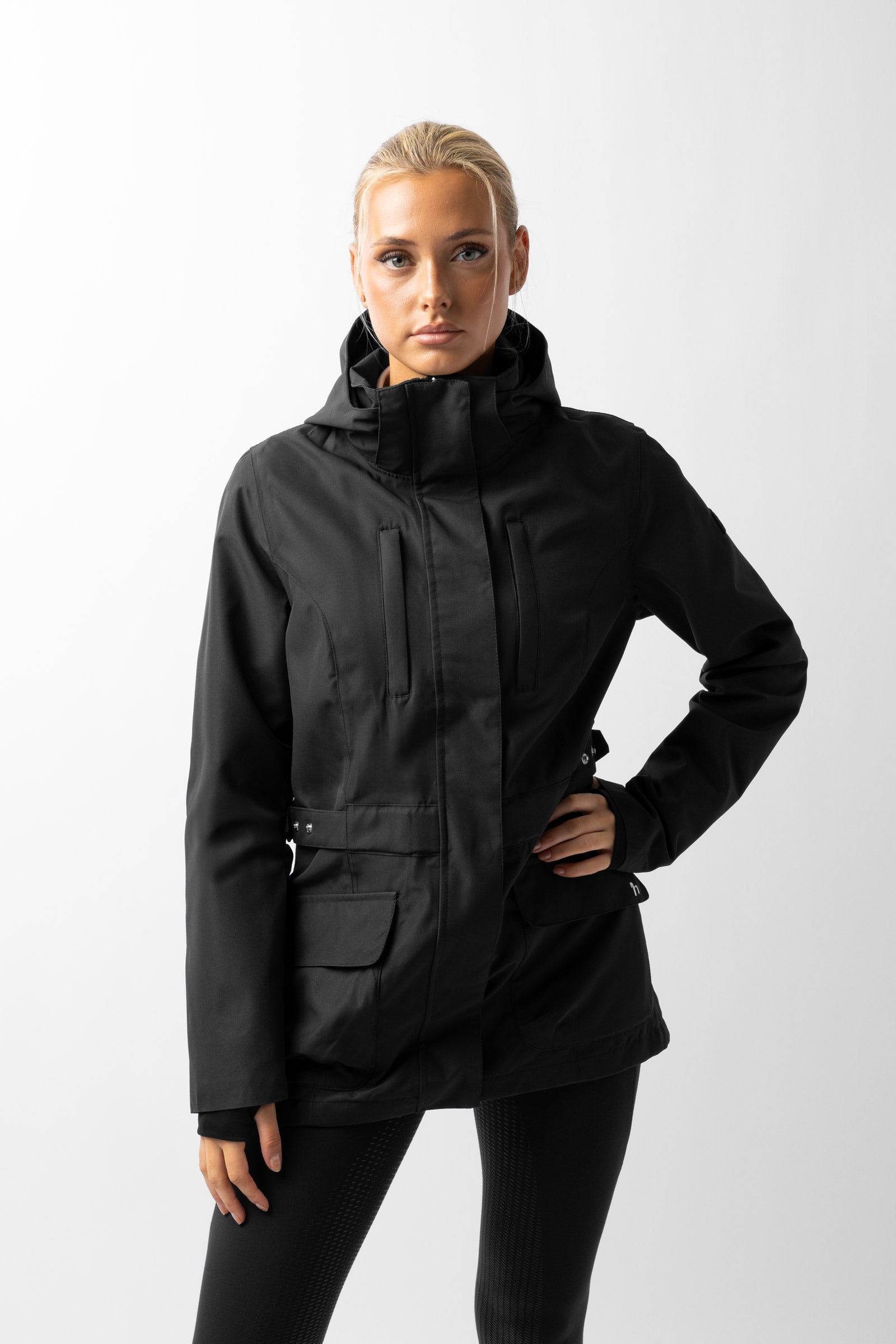 Horze Jadine Women's Technical Waterproof Riding Jacket Summer Riding Jacket Vêtements d'équitation femme
