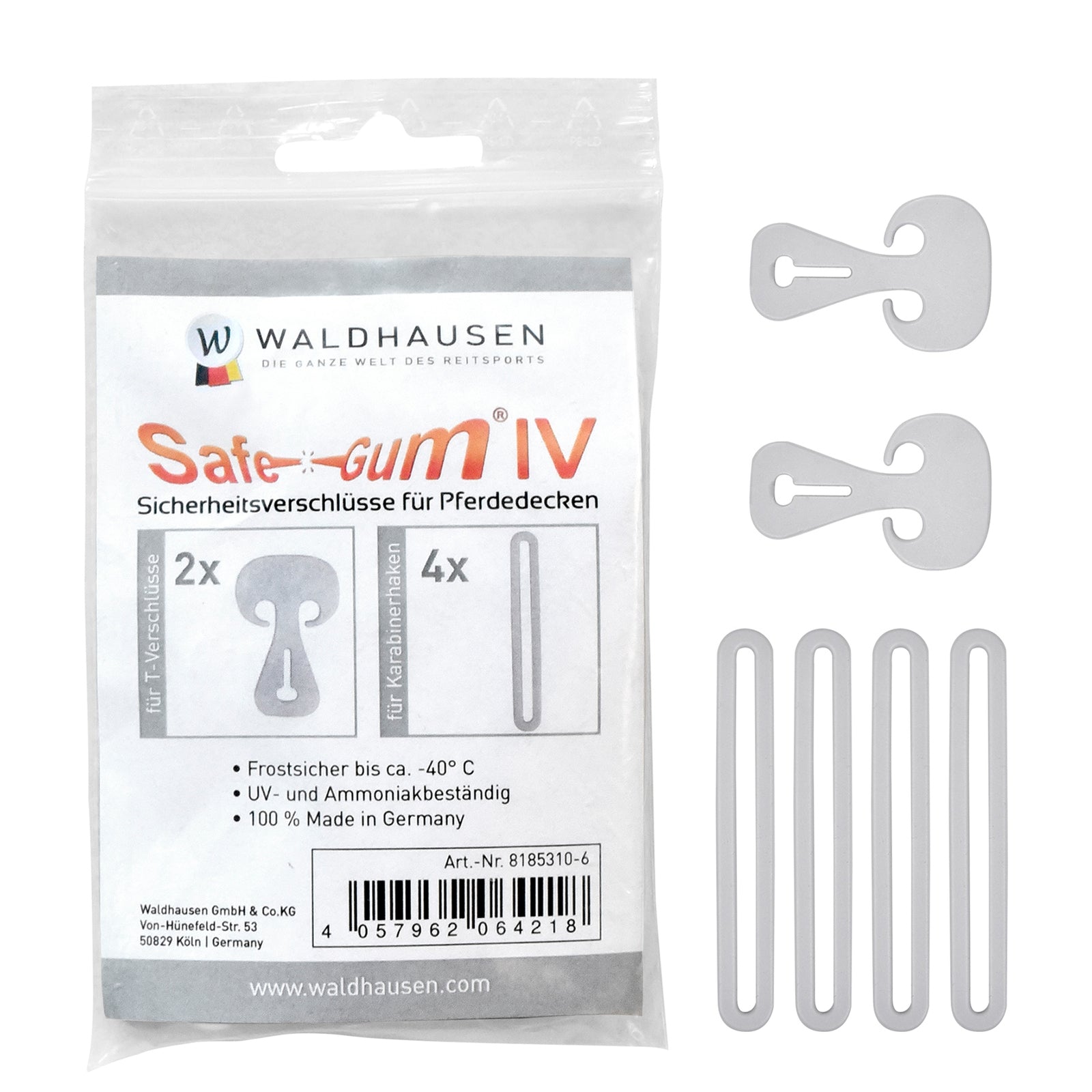 Waldhausen Safe-Gum (Ensemble de 6) Couvertures cheval