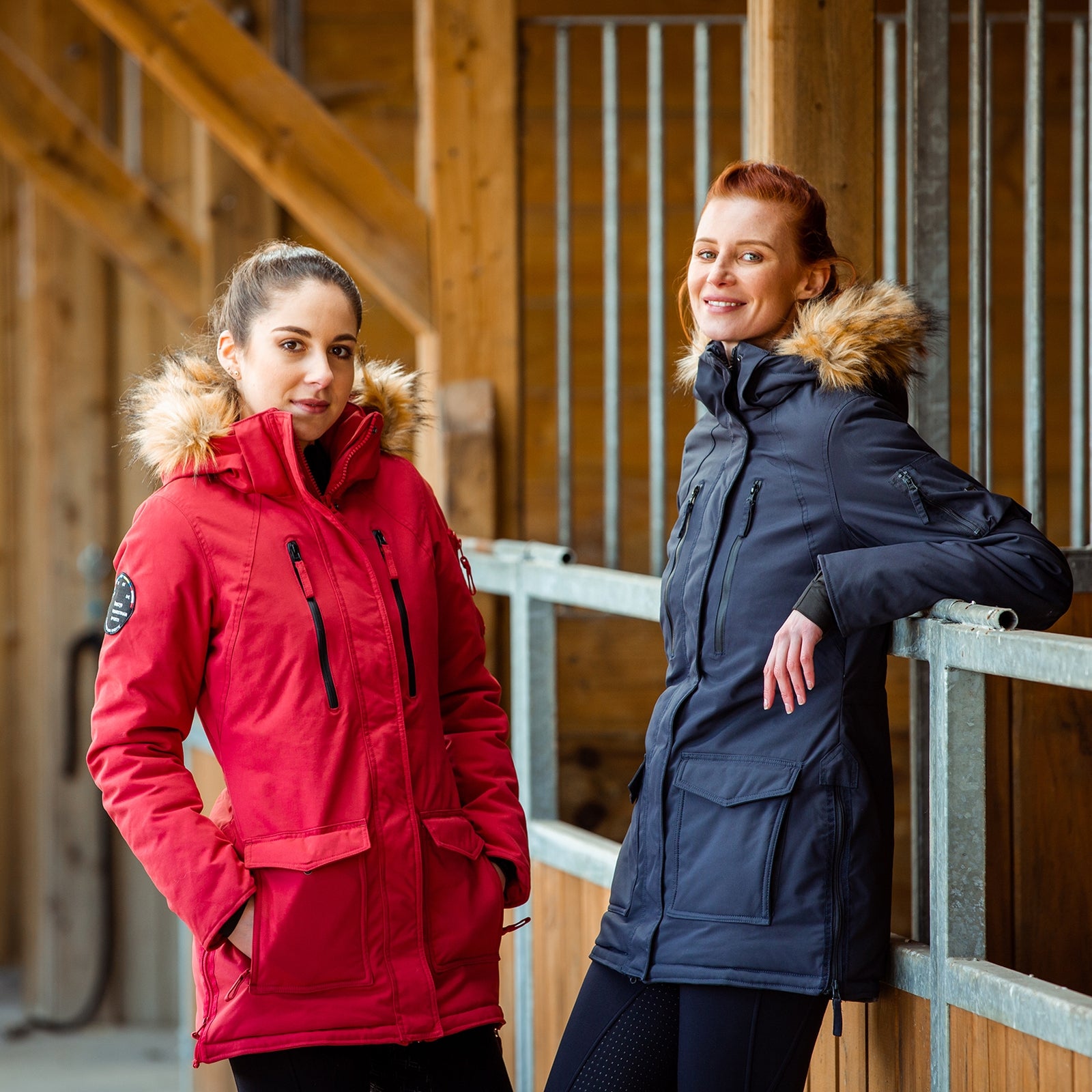 Horze Brooke Women's Long Parka Riding Jacket Women’s Riding Clothing