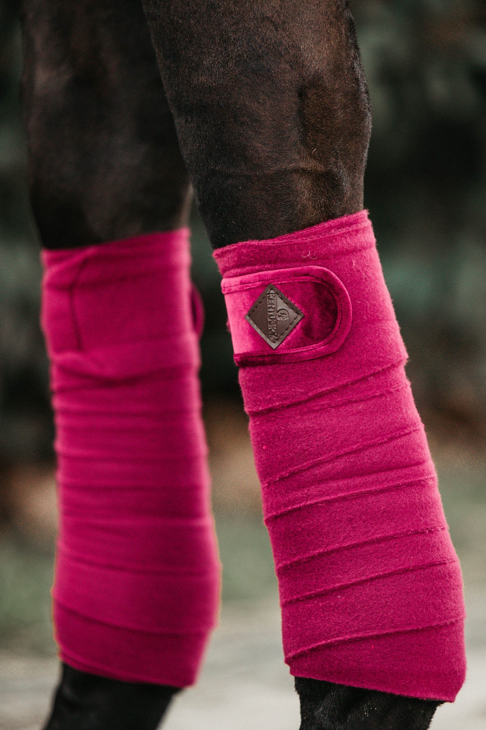 Kentucky Horsewear Velvet Polar Fleece Bandages Leg Protection & Hoof Protection for Horses