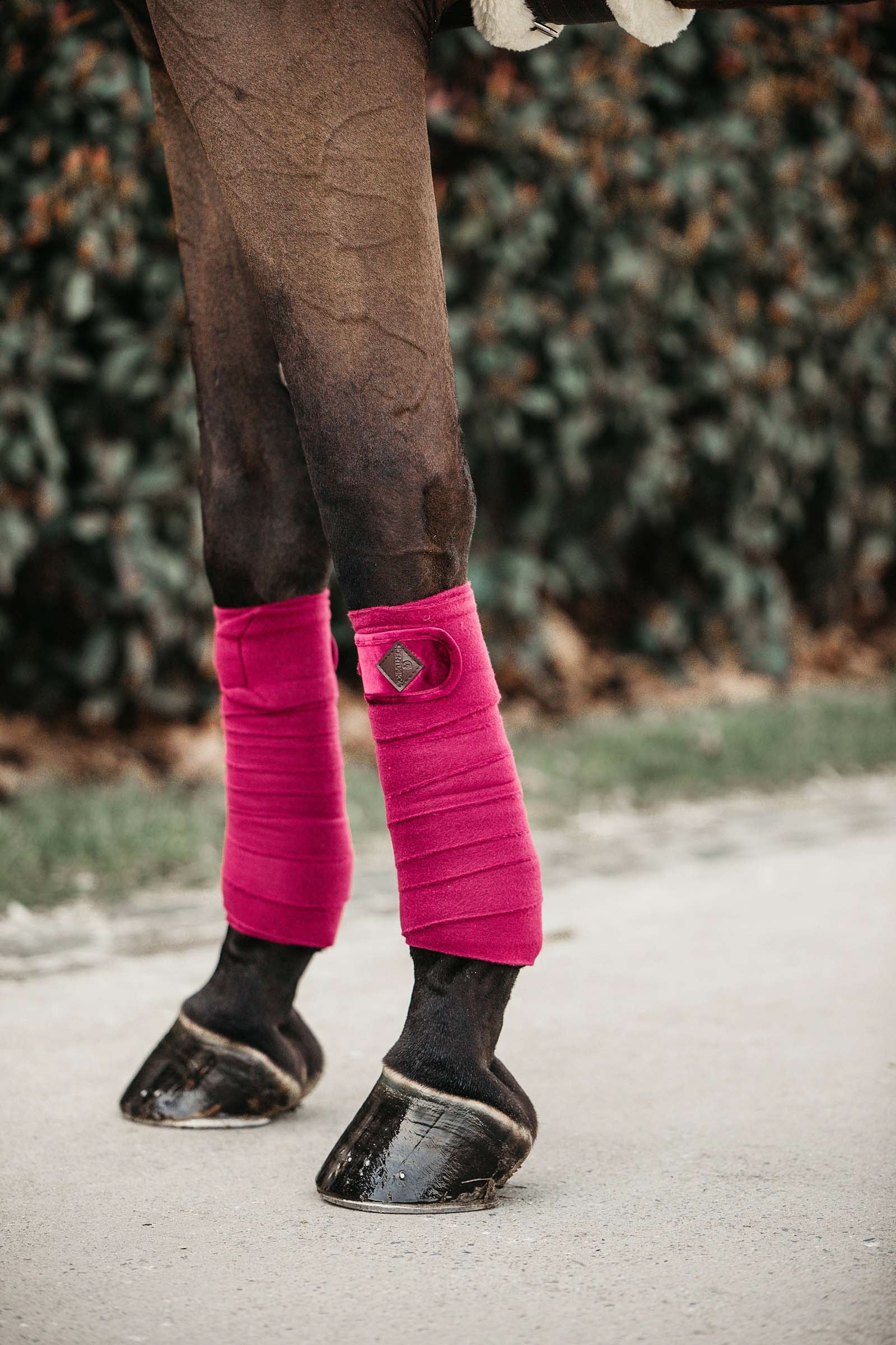 Kentucky Horsewear Velvet Polar Fleece Bandages Leg Protection & Hoof Protection for Horses
