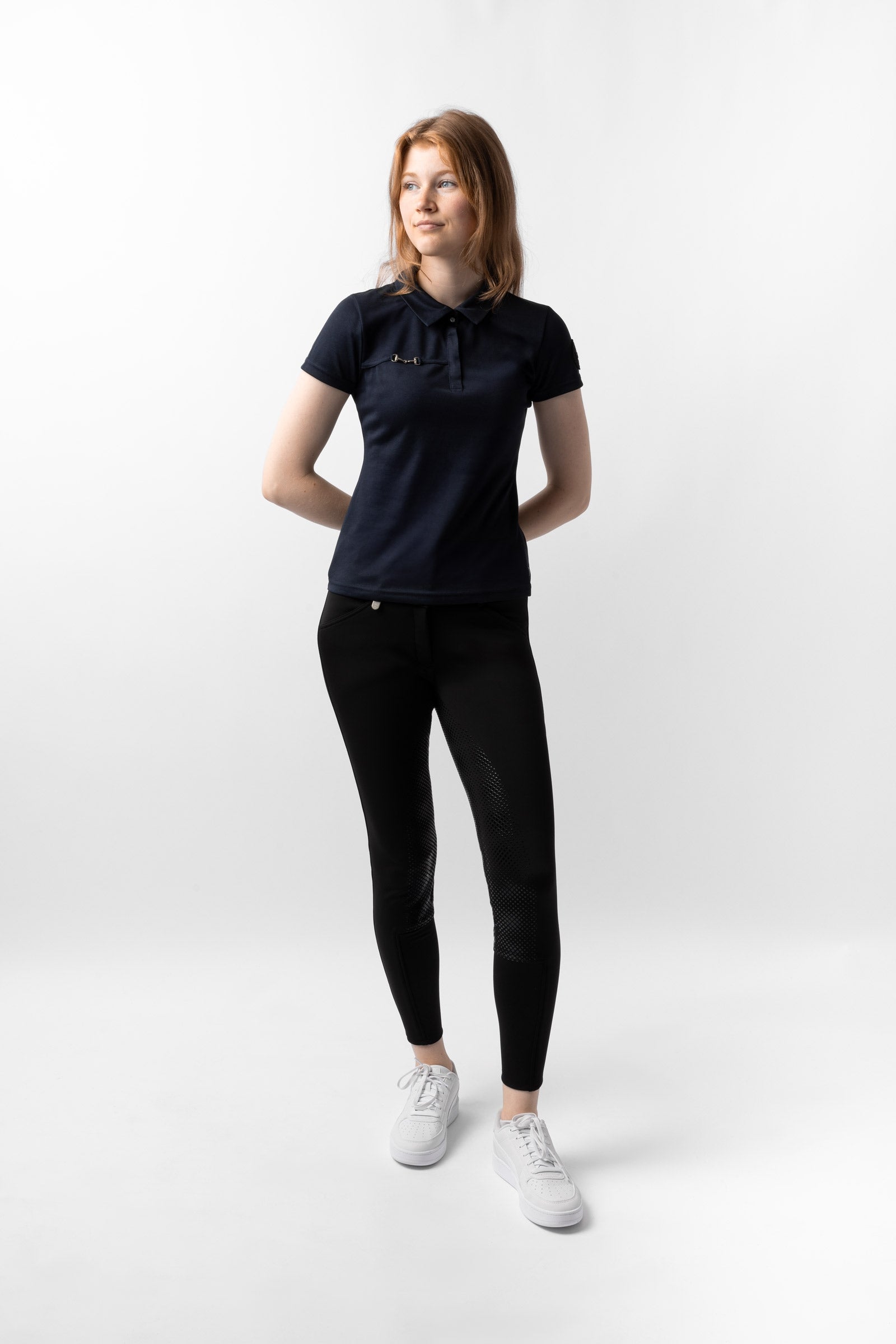 Horze Denise Women's Functional Short Sleeve Polo Shirt Women’s Riding Clothing